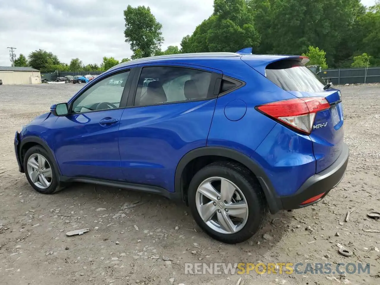 2 Photograph of a damaged car 3CZRU5H58KM709097 HONDA HR-V 2019