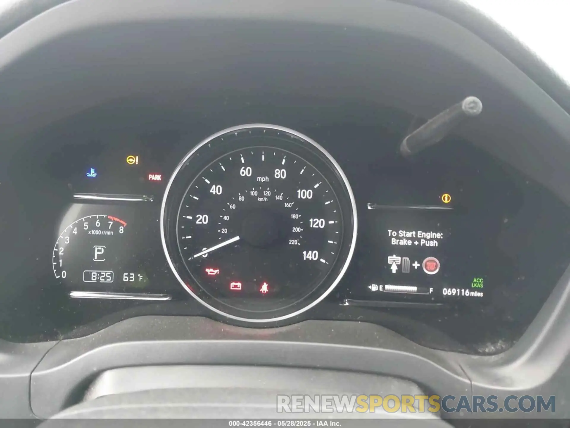 7 Photograph of a damaged car 3CZRU5H58KM723792 HONDA HR-V 2019