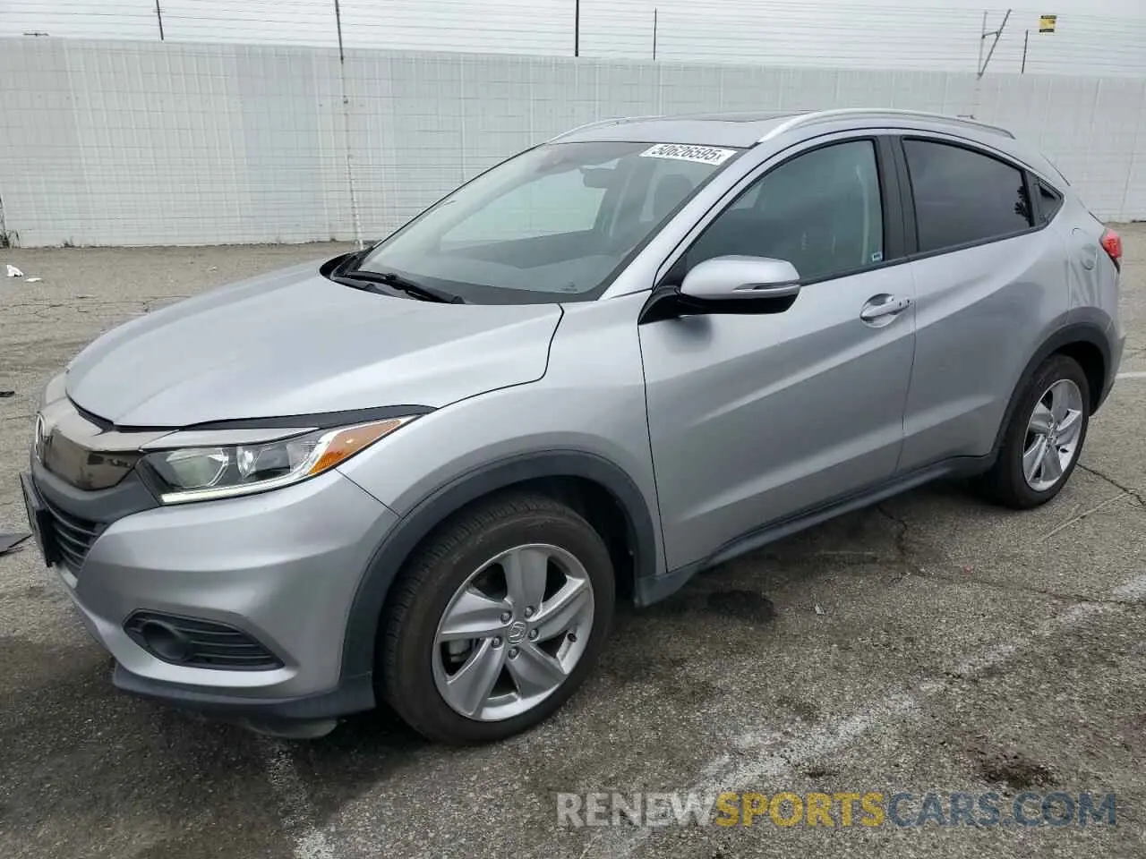 1 Photograph of a damaged car 3CZRU5H58KM728166 HONDA HR-V 2019