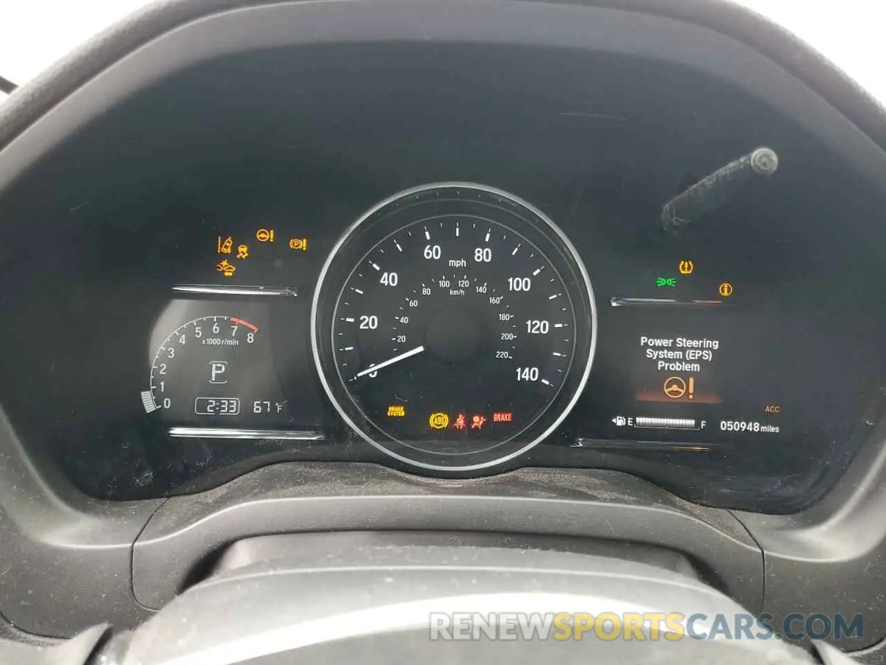 9 Photograph of a damaged car 3CZRU5H58KM728166 HONDA HR-V 2019
