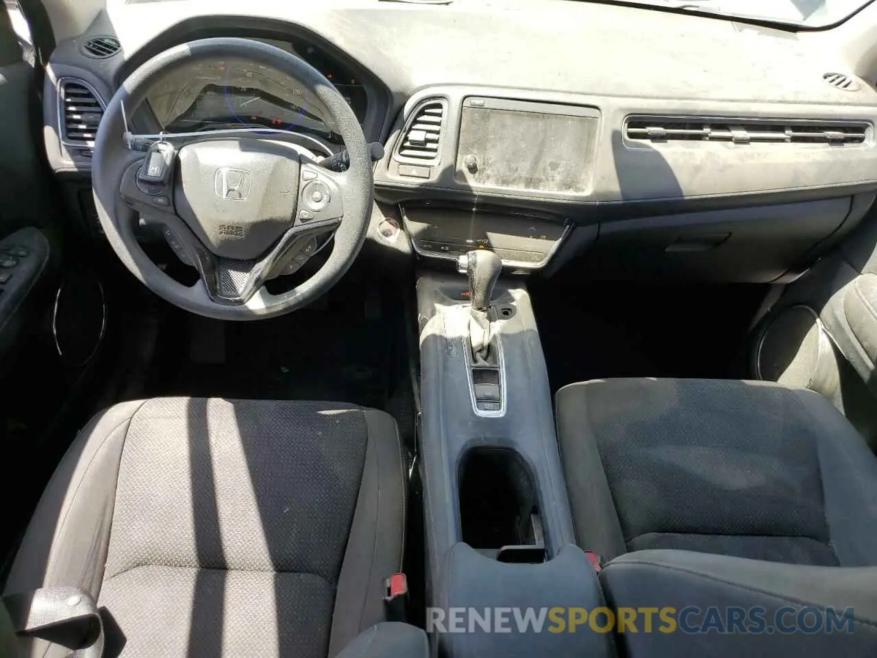 8 Photograph of a damaged car 3CZRU5H58KM728359 HONDA HR-V 2019