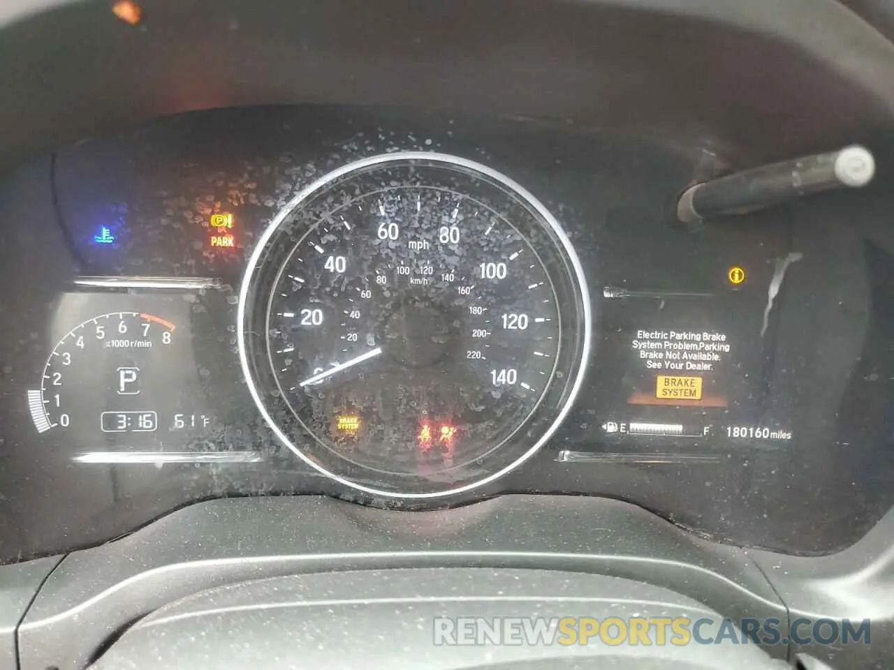 9 Photograph of a damaged car 3CZRU5H59KM723798 HONDA HR-V 2019