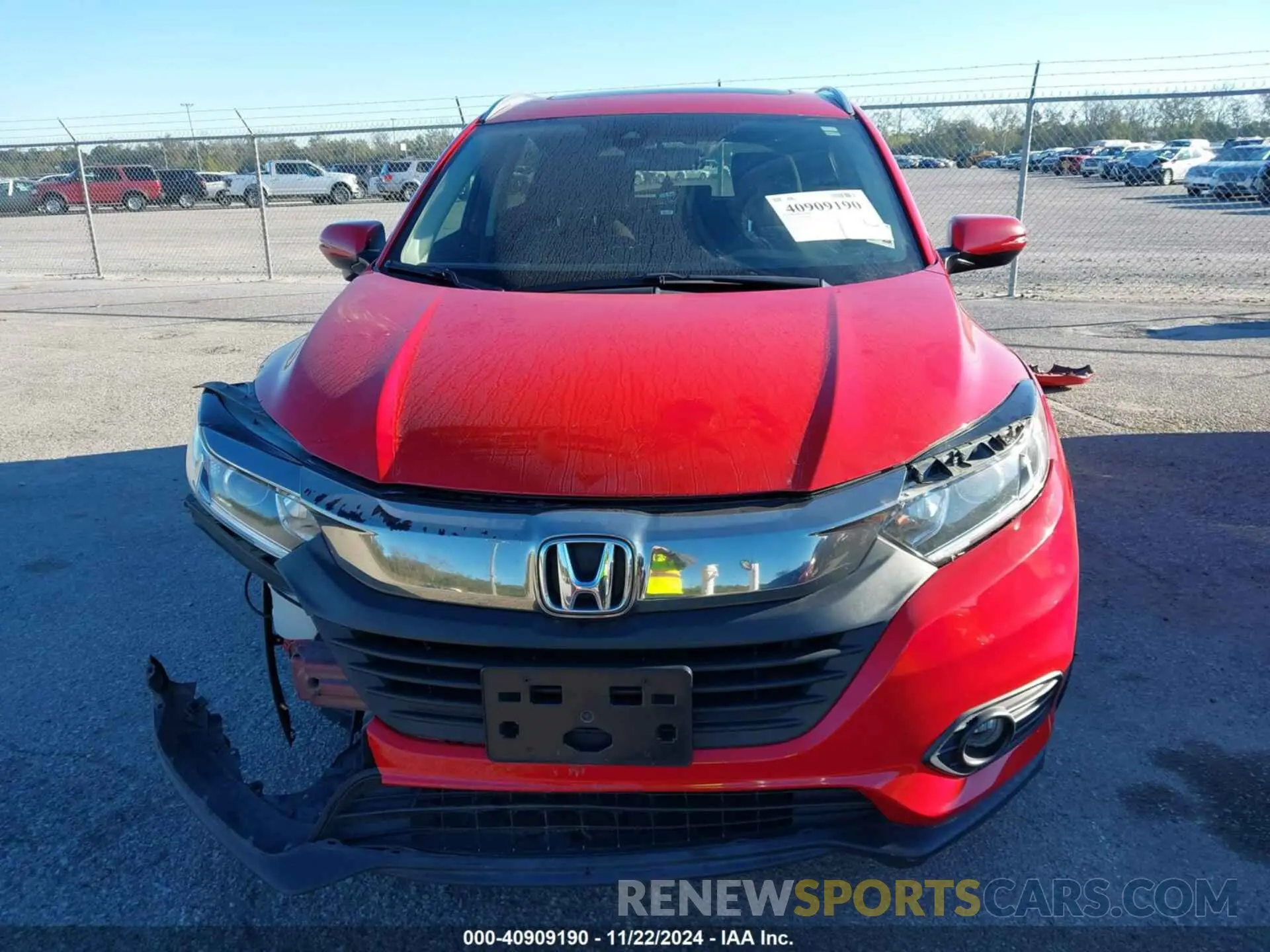 12 Photograph of a damaged car 3CZRU5H5XKM701213 HONDA HR-V 2019