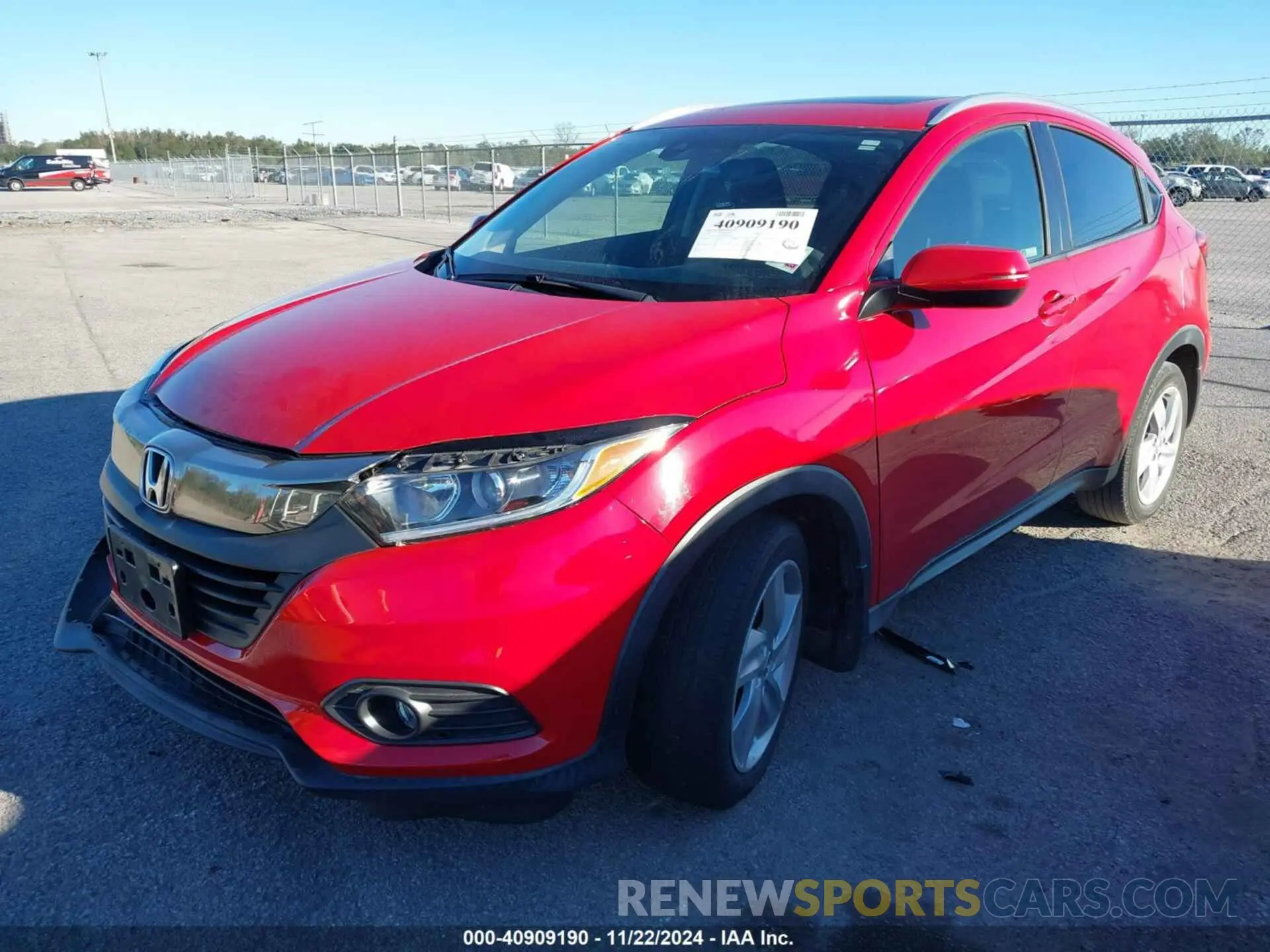 2 Photograph of a damaged car 3CZRU5H5XKM701213 HONDA HR-V 2019