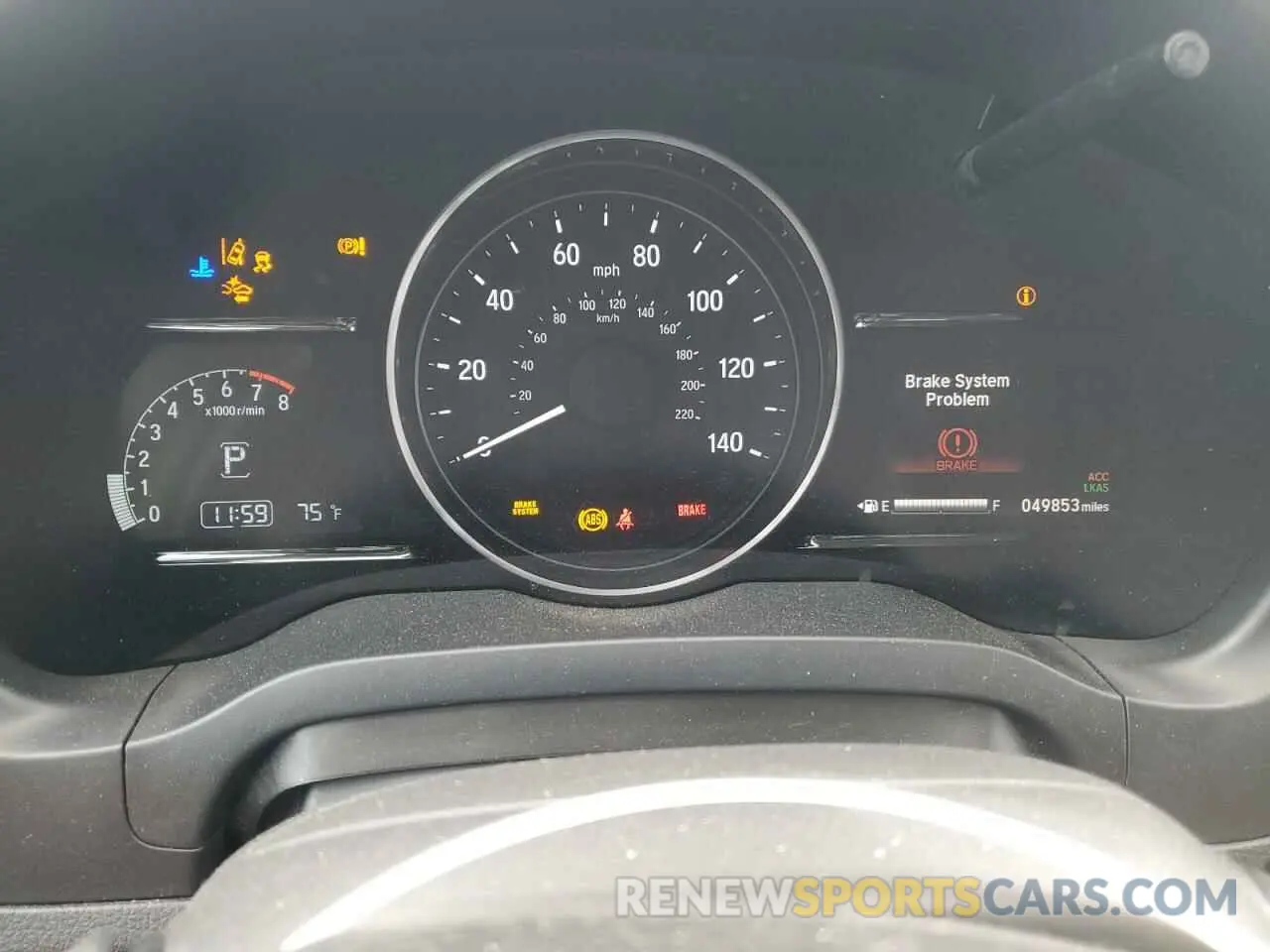 9 Photograph of a damaged car 3CZRU5H5XKM729996 HONDA HR-V 2019