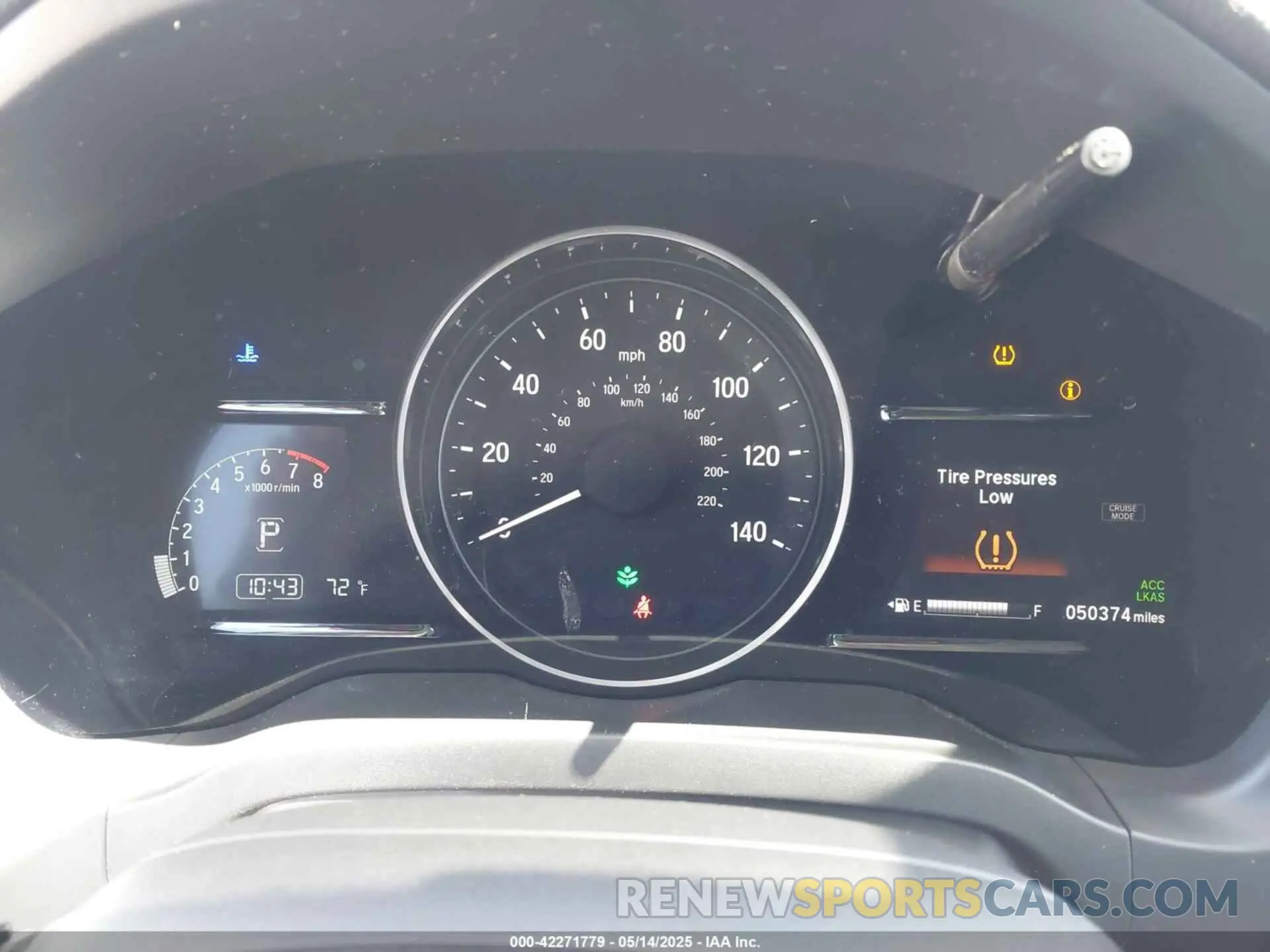 7 Photograph of a damaged car 3CZRU5H71KM712778 HONDA HR-V 2019