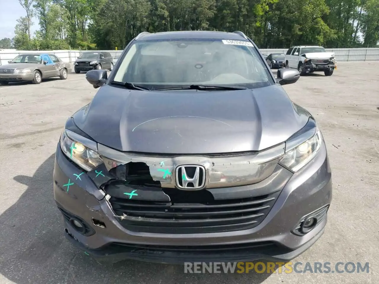 5 Photograph of a damaged car 3CZRU5H72KM709176 HONDA HR-V 2019