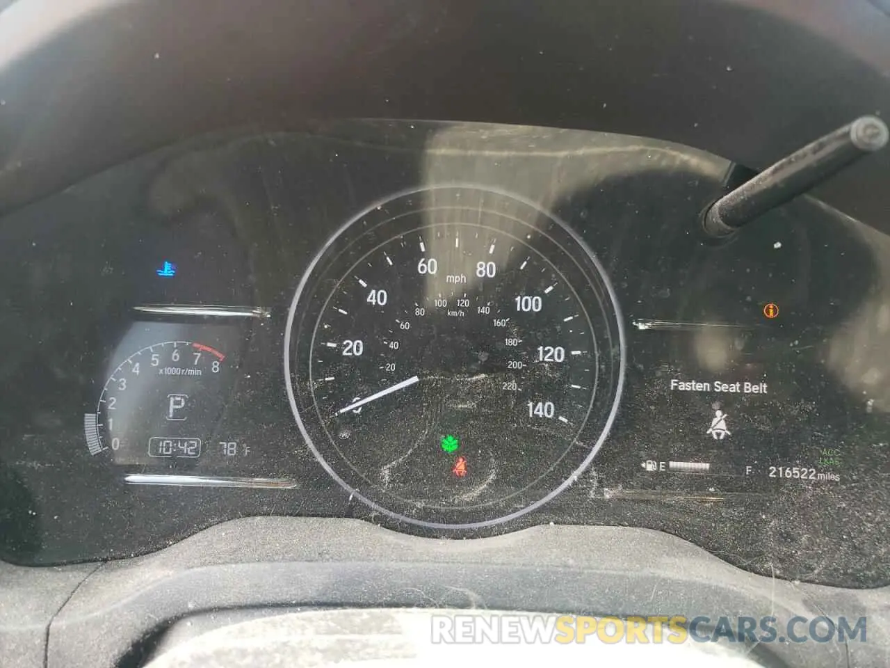 9 Photograph of a damaged car 3CZRU5H72KM709176 HONDA HR-V 2019