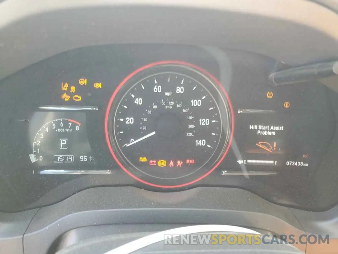 9 Photograph of a damaged car 3CZRU5H75KM711875 HONDA HR-V 2019
