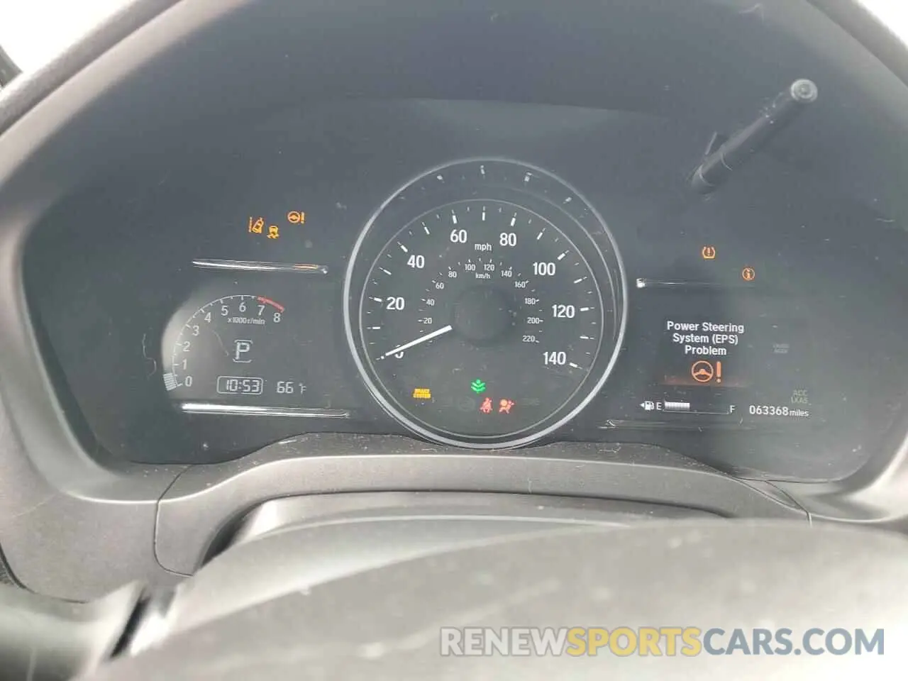 9 Photograph of a damaged car 3CZRU5H77KM712350 HONDA HR-V 2019