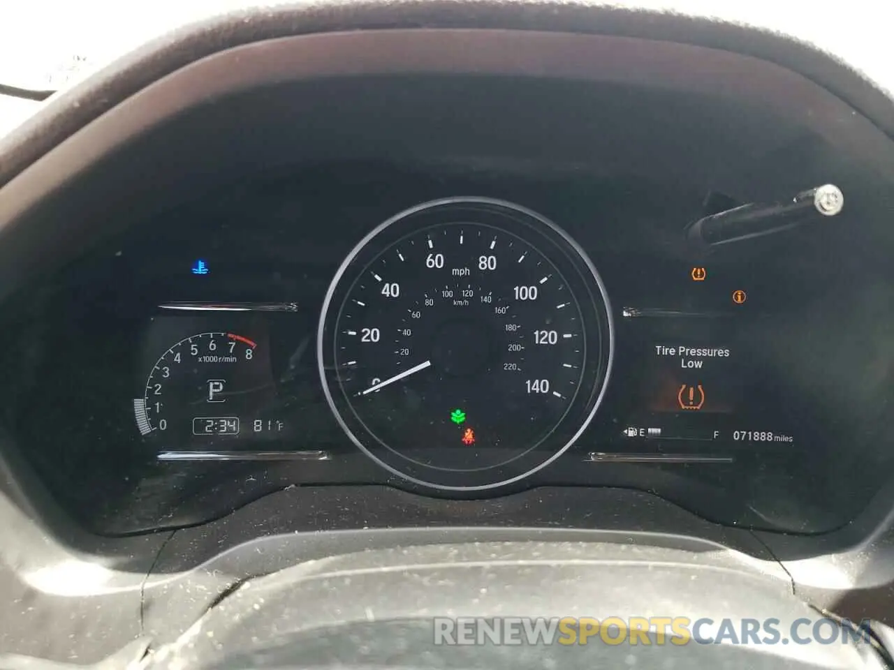 9 Photograph of a damaged car 3CZRU5H78KM705956 HONDA HR-V 2019