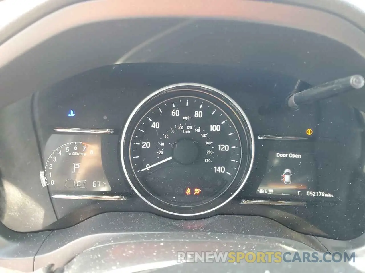 9 Photograph of a damaged car 3CZRU5H79KM712298 HONDA HR-V 2019