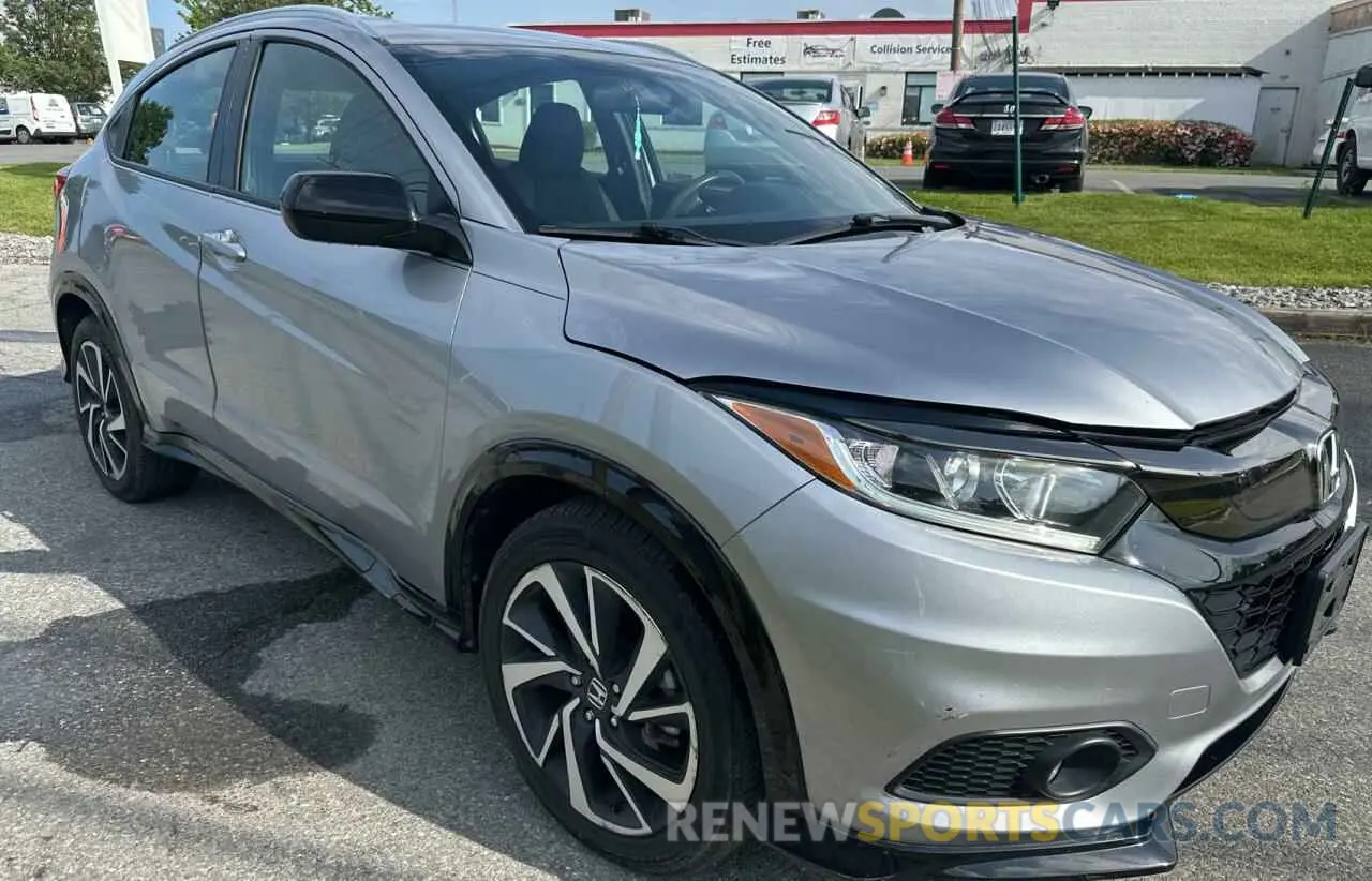 1 Photograph of a damaged car 3CZRU6H10KG734769 HONDA HR-V 2019