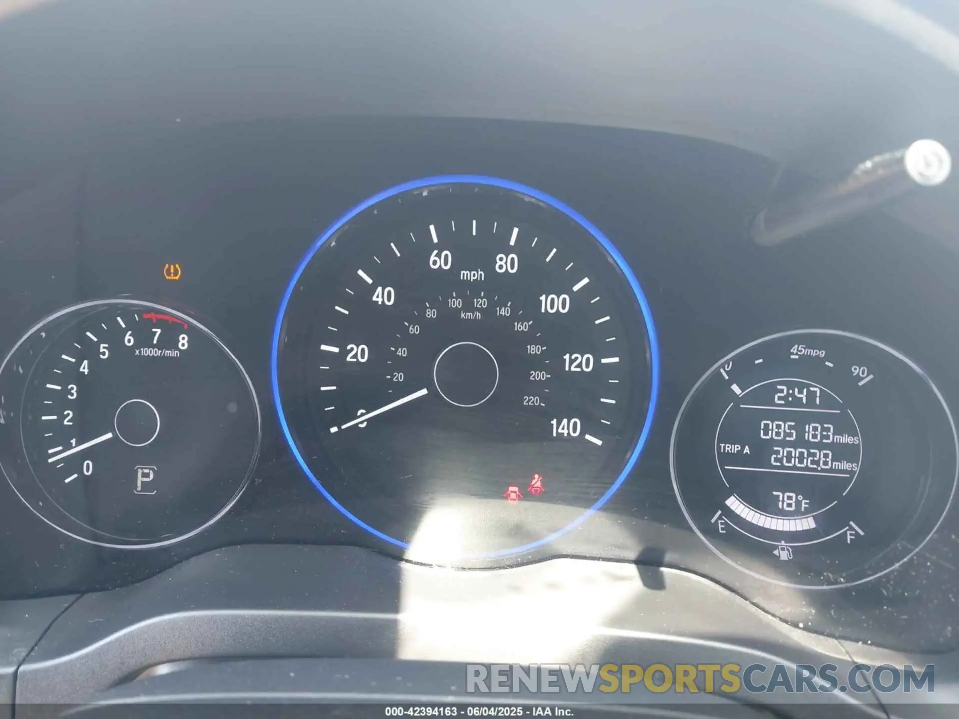 7 Photograph of a damaged car 3CZRU6H12KG702938 HONDA HR-V 2019
