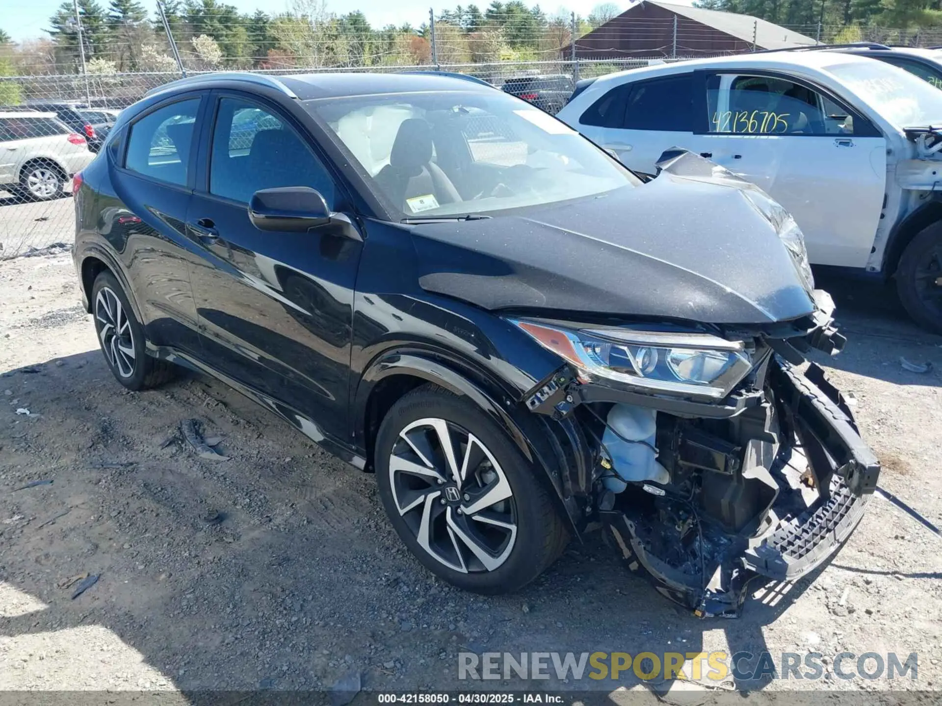 1 Photograph of a damaged car 3CZRU6H12KG734630 HONDA HR-V 2019