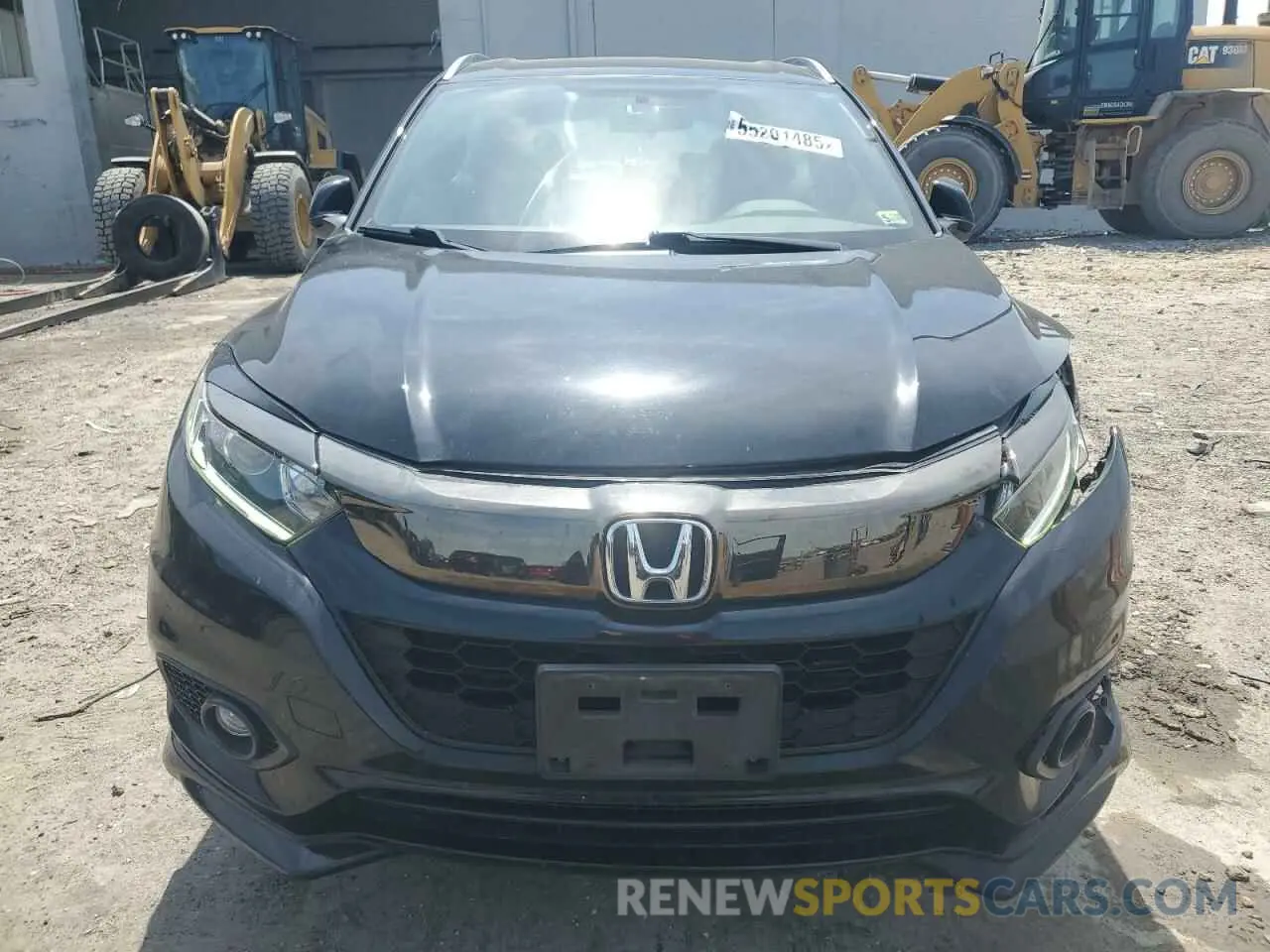 5 Photograph of a damaged car 3CZRU6H13KG700535 HONDA HR-V 2019
