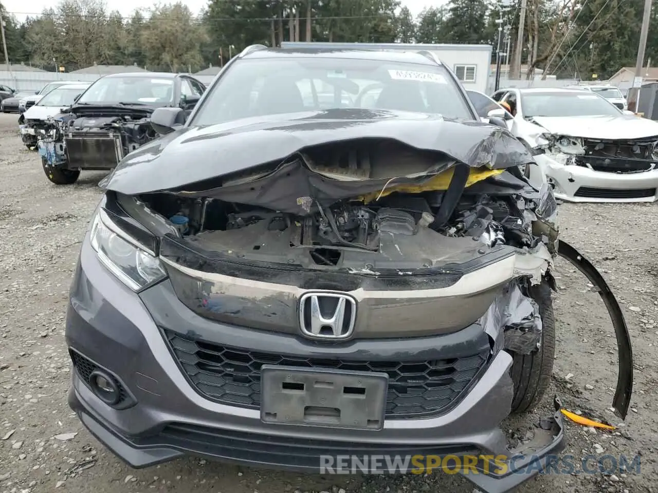 5 Photograph of a damaged car 3CZRU6H13KG714175 HONDA HR-V 2019