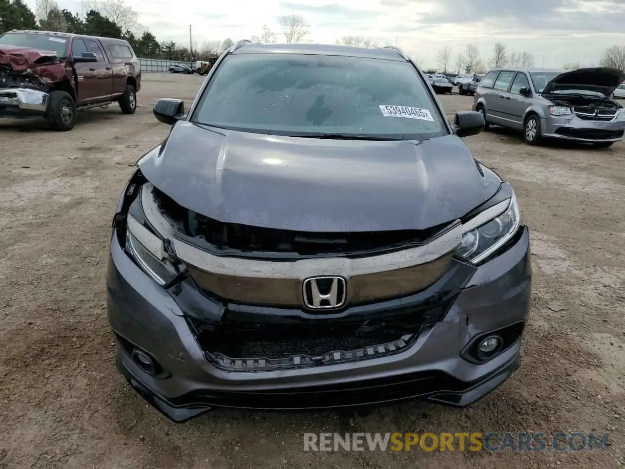 5 Photograph of a damaged car 3CZRU6H13KG717738 HONDA HR-V 2019