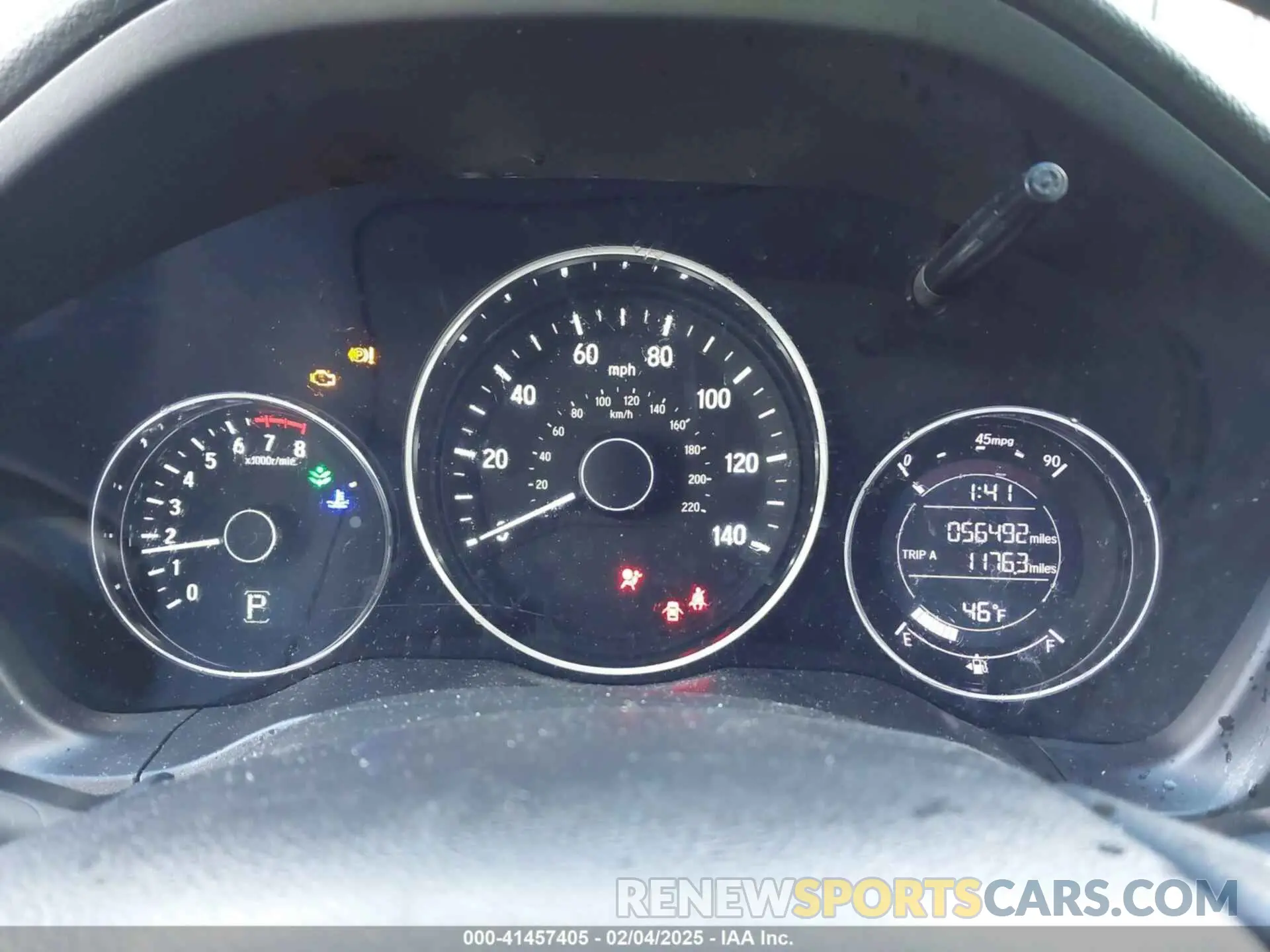 7 Photograph of a damaged car 3CZRU6H13KG733602 HONDA HR-V 2019
