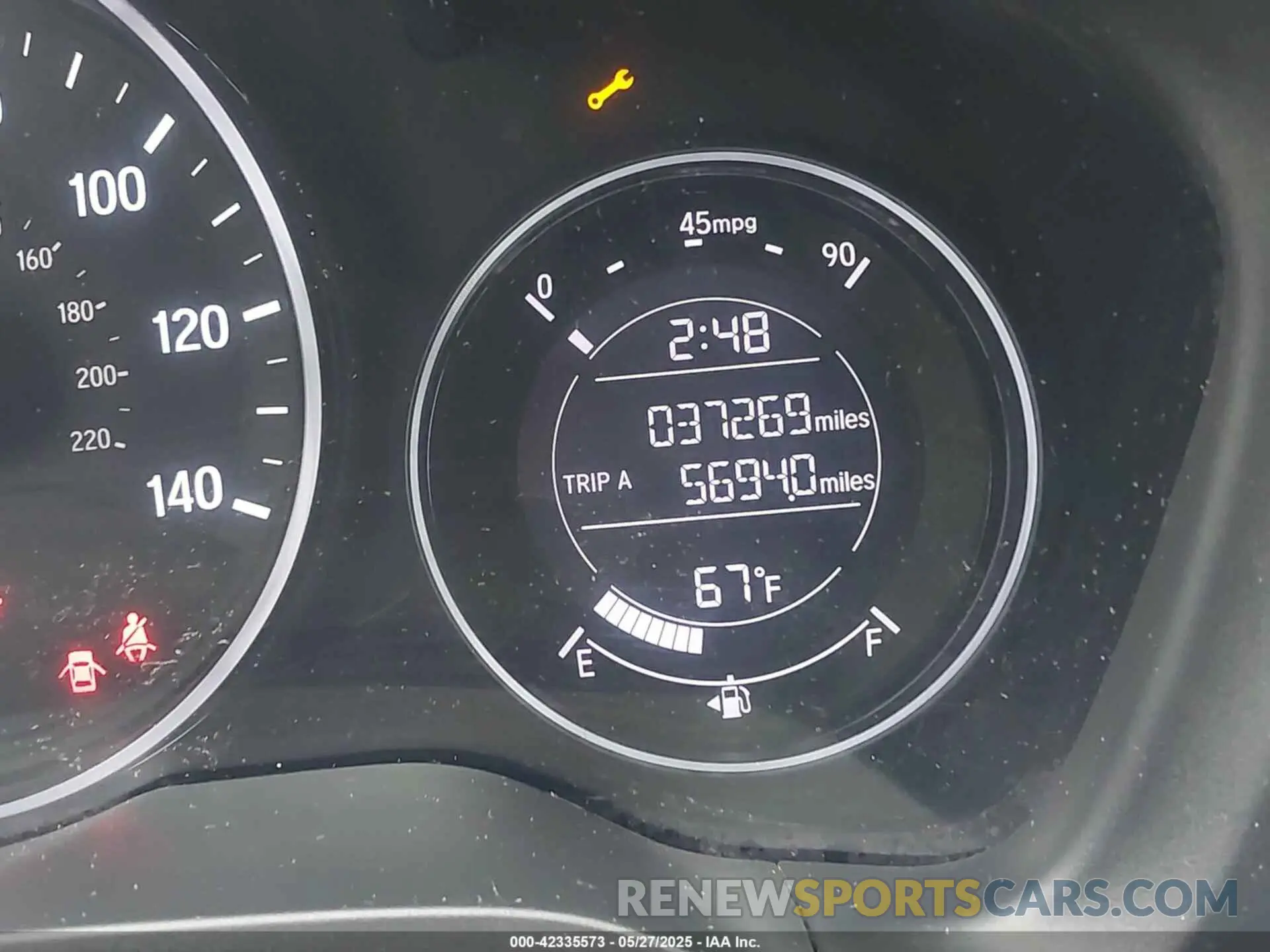 16 Photograph of a damaged car 3CZRU6H14KG701144 HONDA HR-V 2019