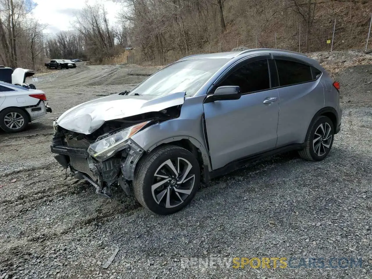 1 Photograph of a damaged car 3CZRU6H14KG709194 HONDA HR-V 2019