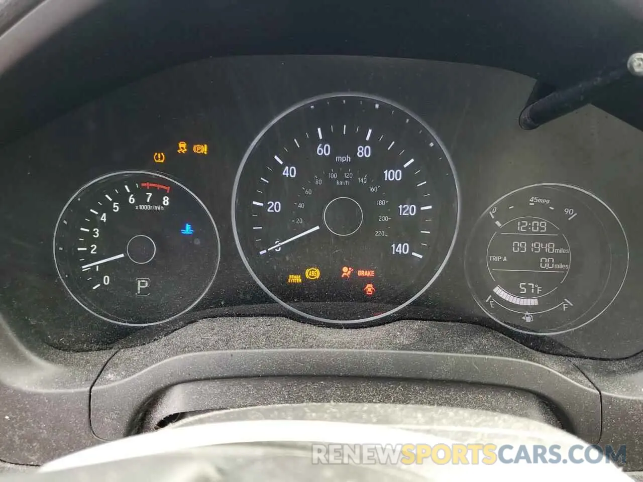 9 Photograph of a damaged car 3CZRU6H14KG714282 HONDA HR-V 2019