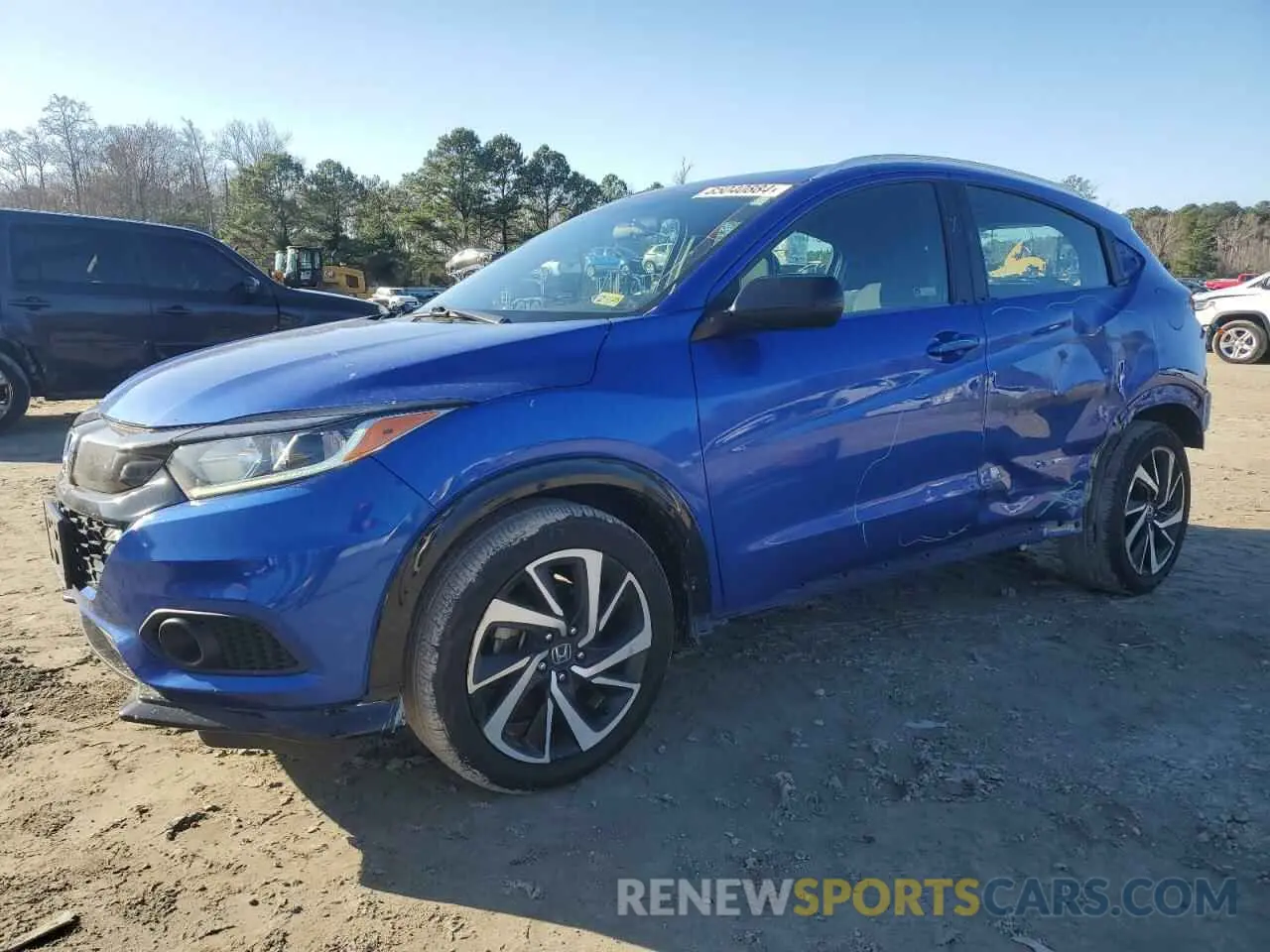 1 Photograph of a damaged car 3CZRU6H14KG716226 HONDA HR-V 2019