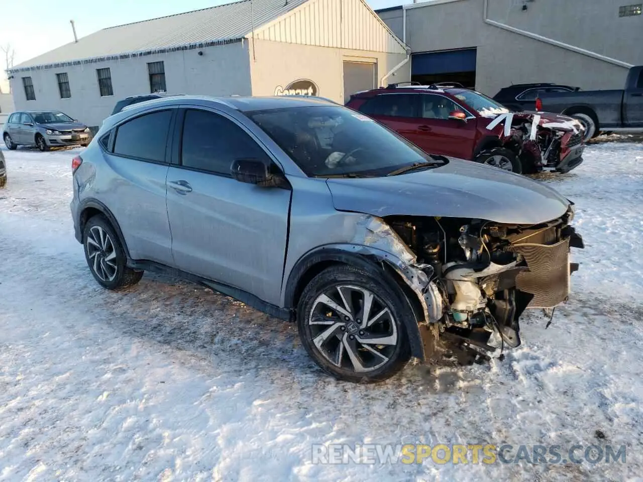4 Photograph of a damaged car 3CZRU6H14KG720082 HONDA HR-V 2019