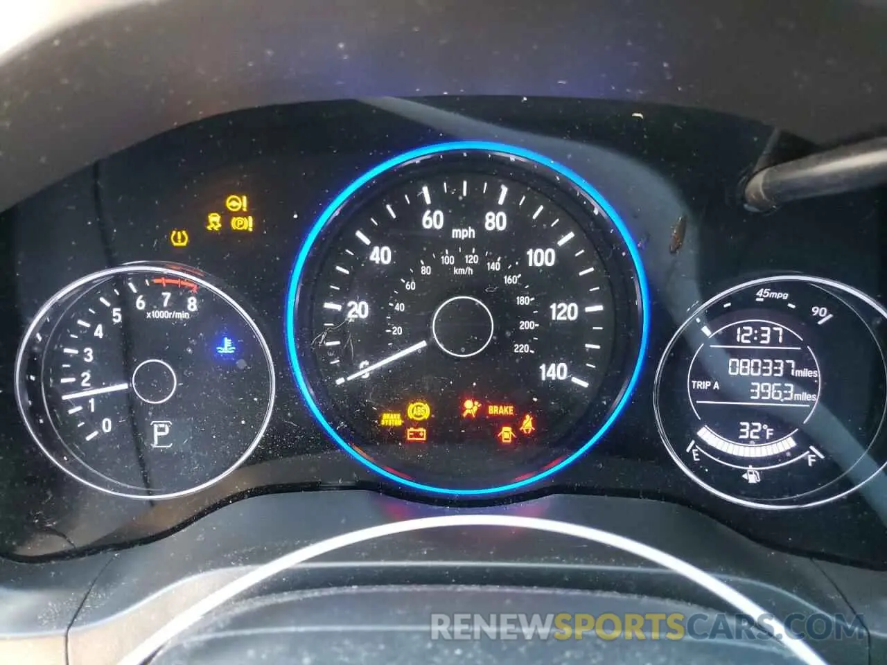 9 Photograph of a damaged car 3CZRU6H14KG720082 HONDA HR-V 2019