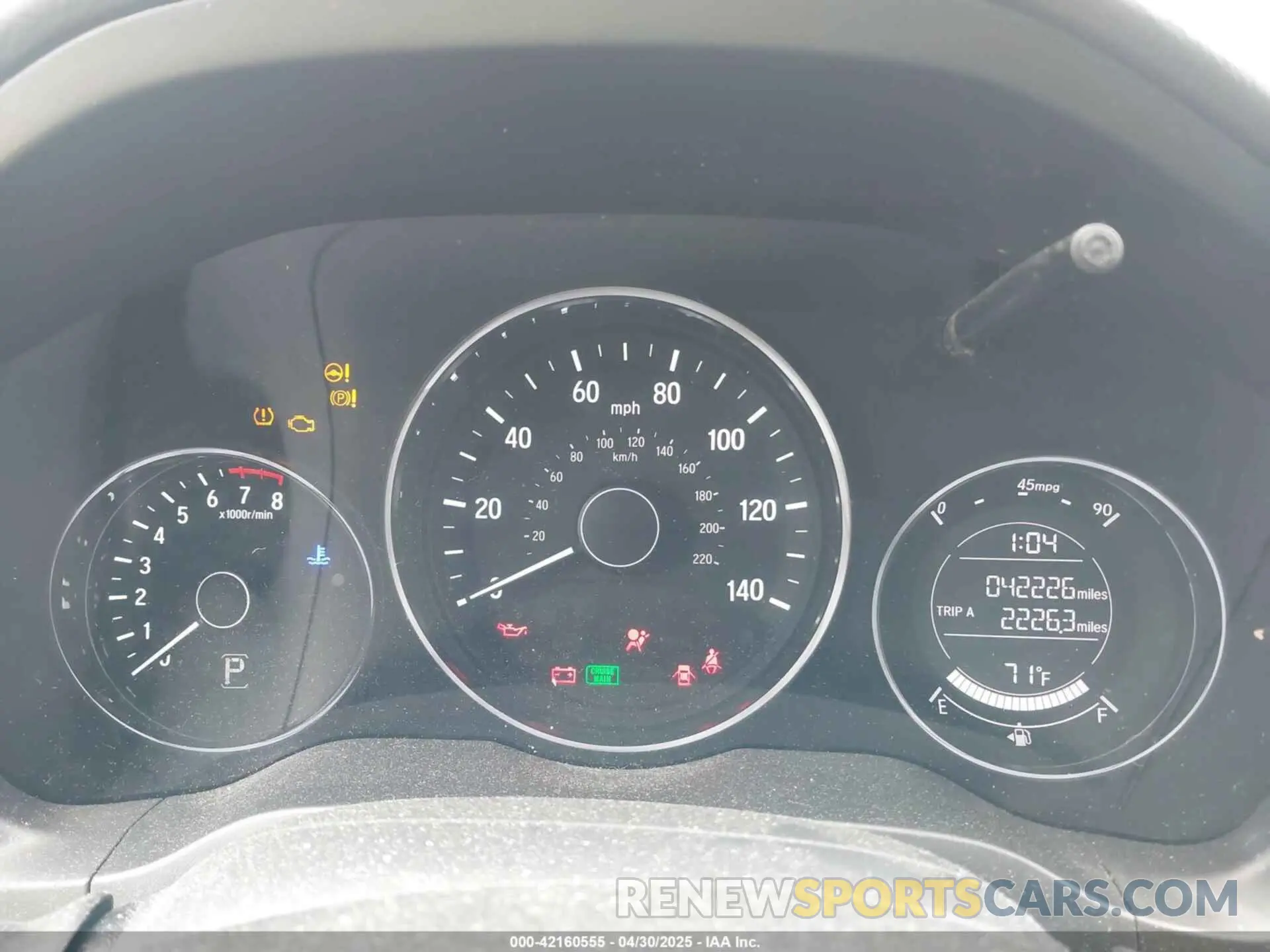 7 Photograph of a damaged car 3CZRU6H14KG732314 HONDA HR-V 2019