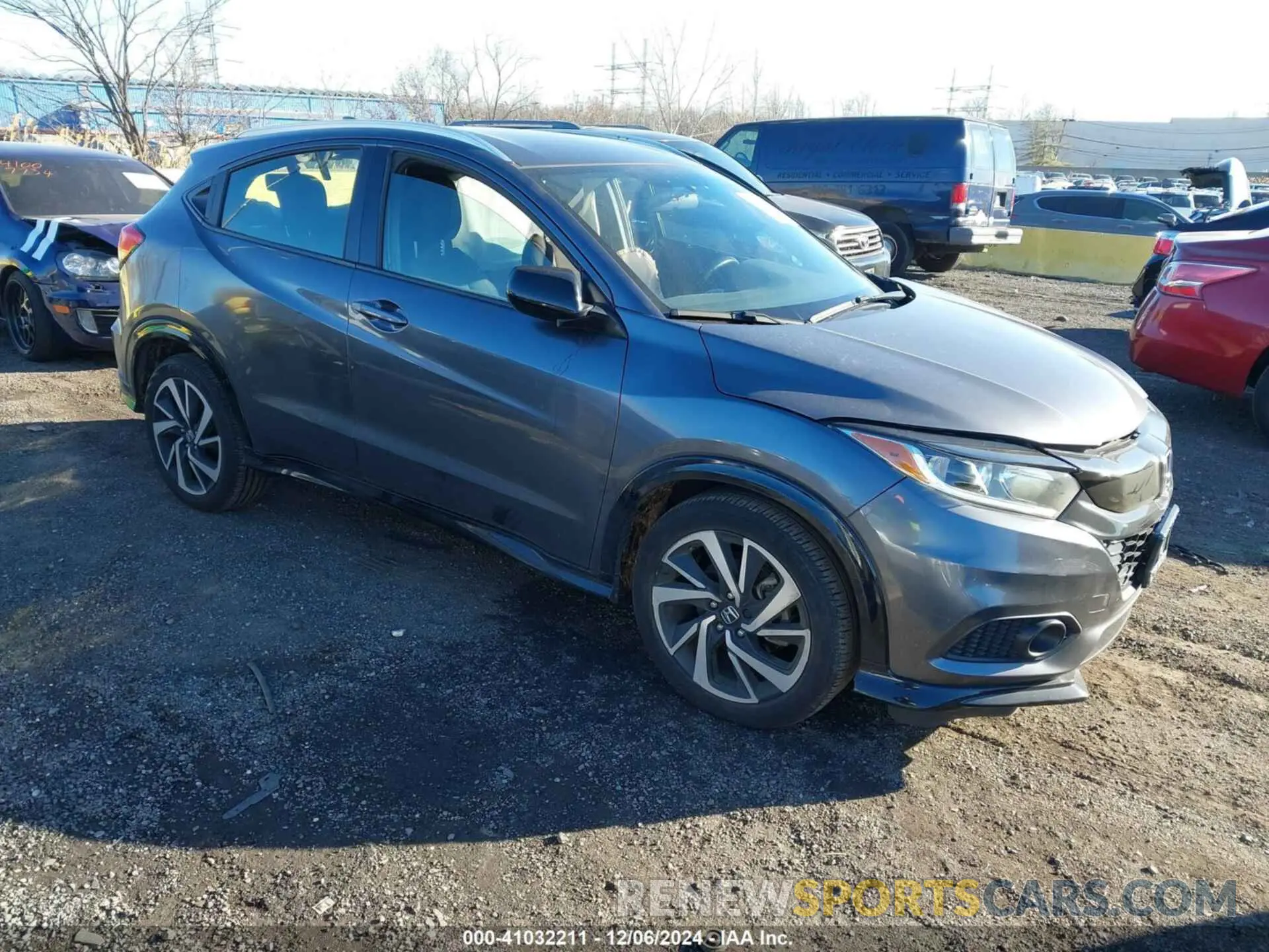 1 Photograph of a damaged car 3CZRU6H16KG708175 HONDA HR-V 2019