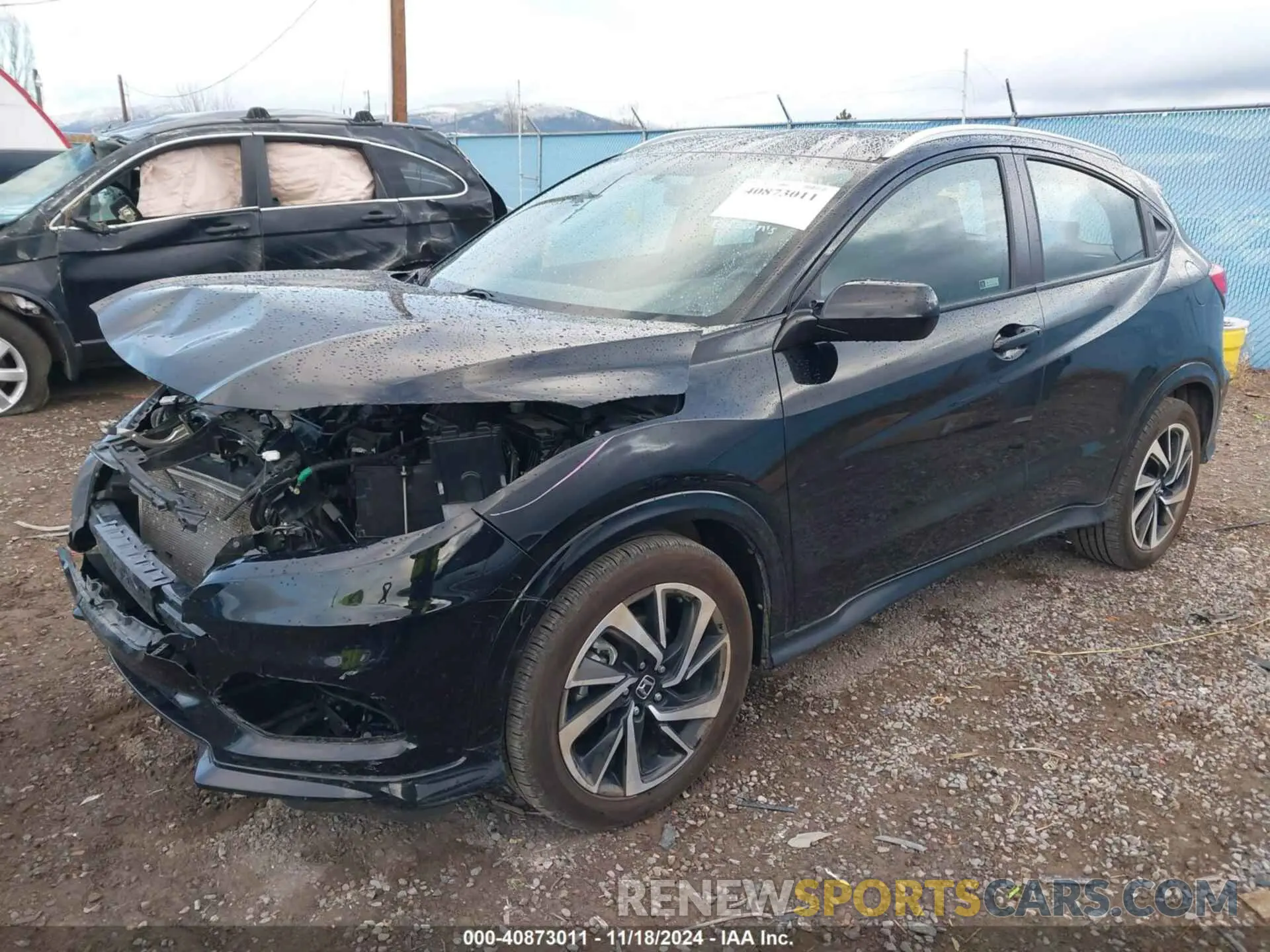 2 Photograph of a damaged car 3CZRU6H16KG708497 HONDA HR-V 2019