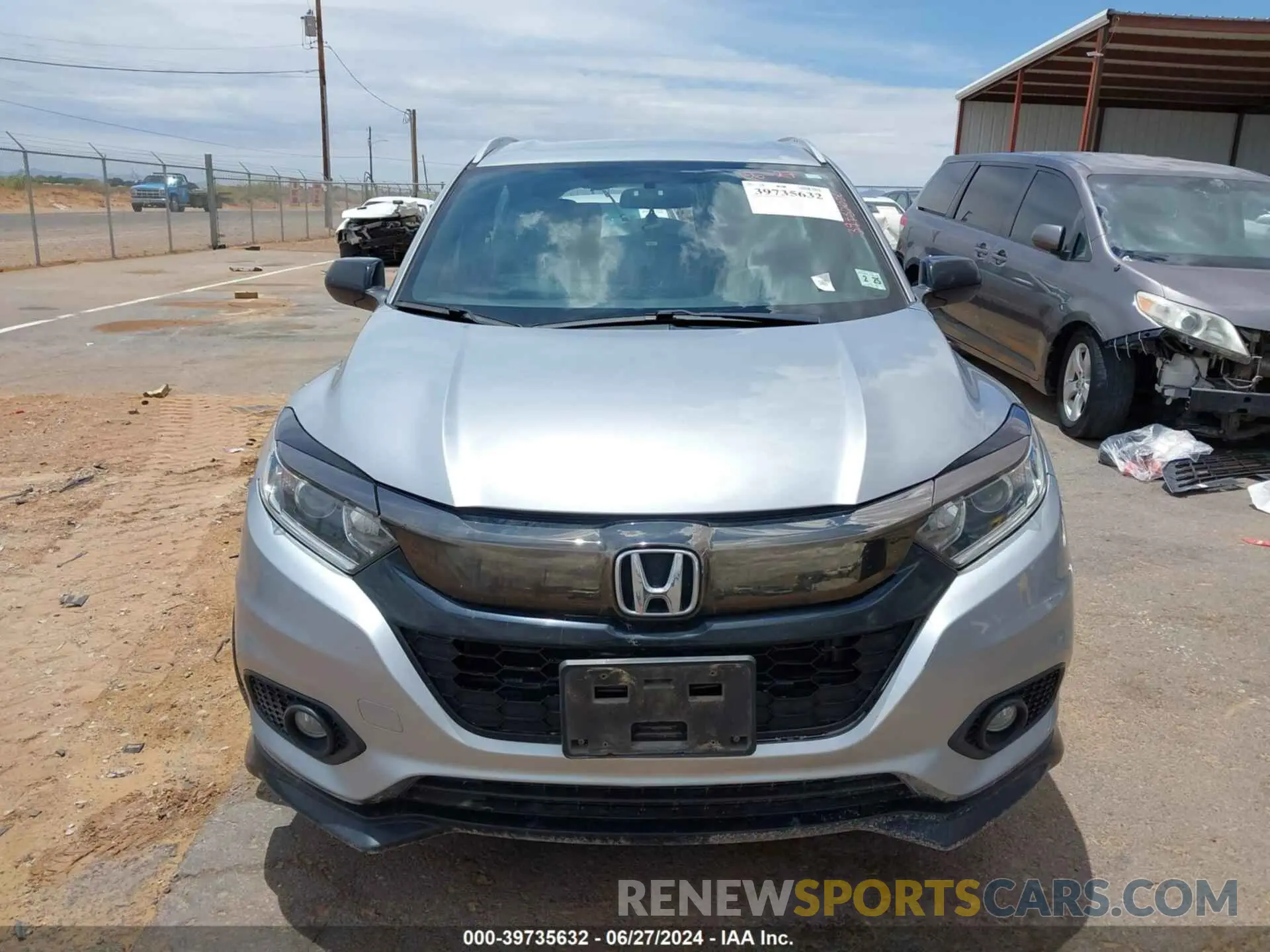 13 Photograph of a damaged car 3CZRU6H16KG734405 HONDA HR-V 2019