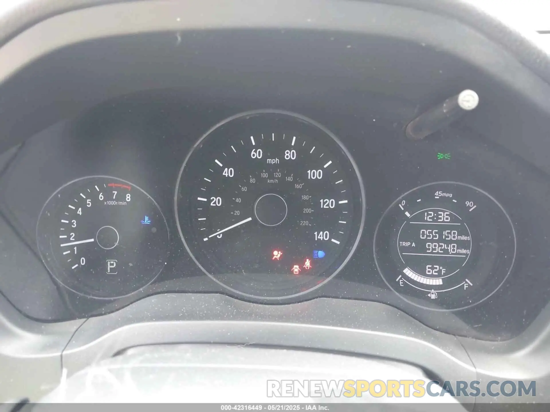 7 Photograph of a damaged car 3CZRU6H17KG711912 HONDA HR-V 2019