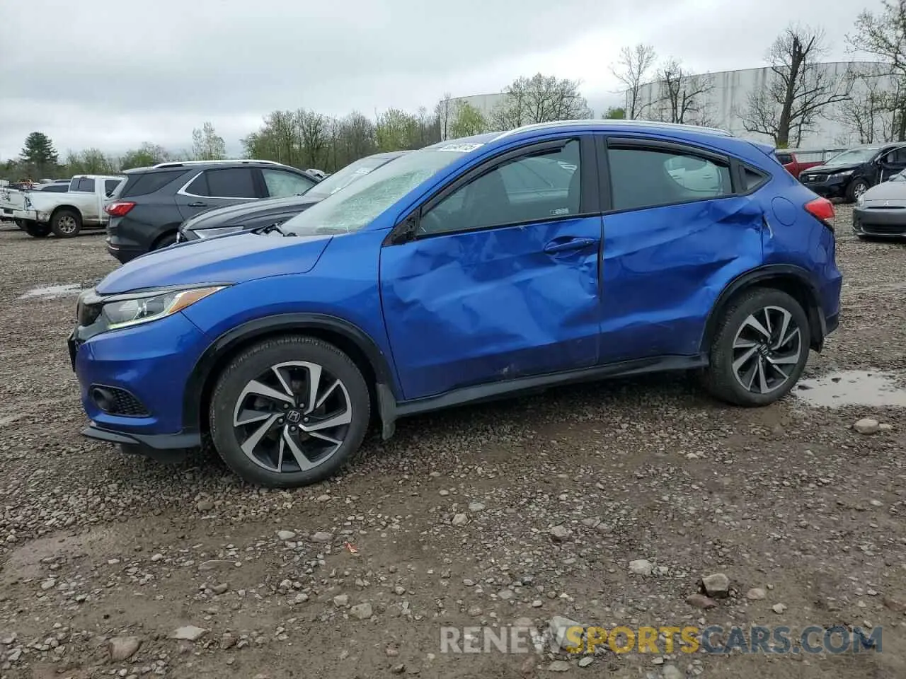 1 Photograph of a damaged car 3CZRU6H18KG701647 HONDA HR-V 2019
