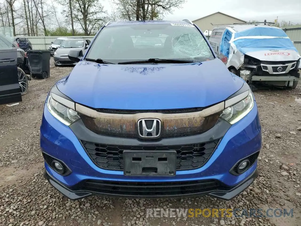 5 Photograph of a damaged car 3CZRU6H18KG701647 HONDA HR-V 2019