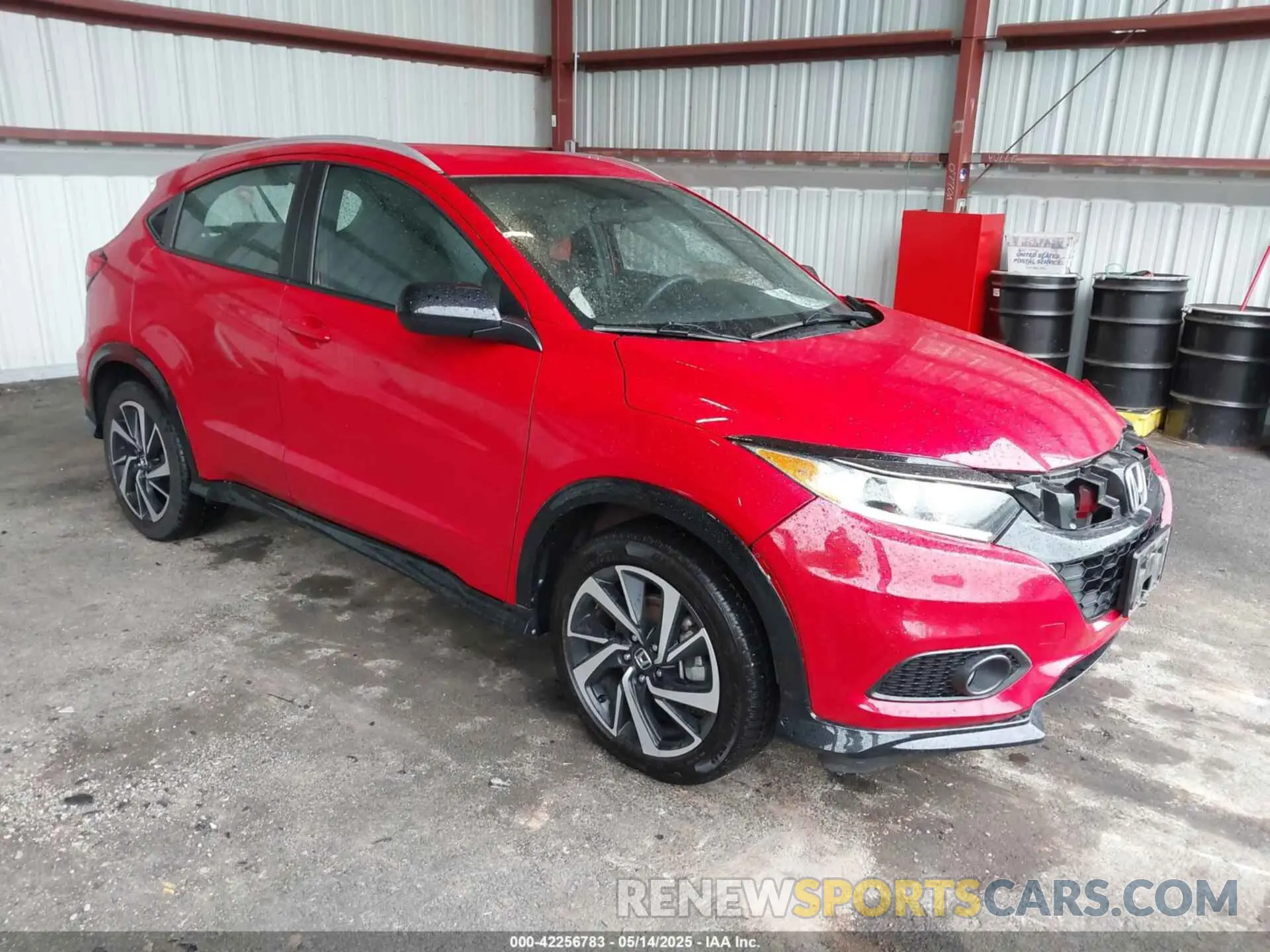 1 Photograph of a damaged car 3CZRU6H18KG708677 HONDA HR-V 2019