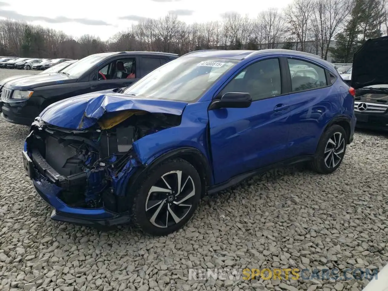1 Photograph of a damaged car 3CZRU6H19KG716240 HONDA HR-V 2019