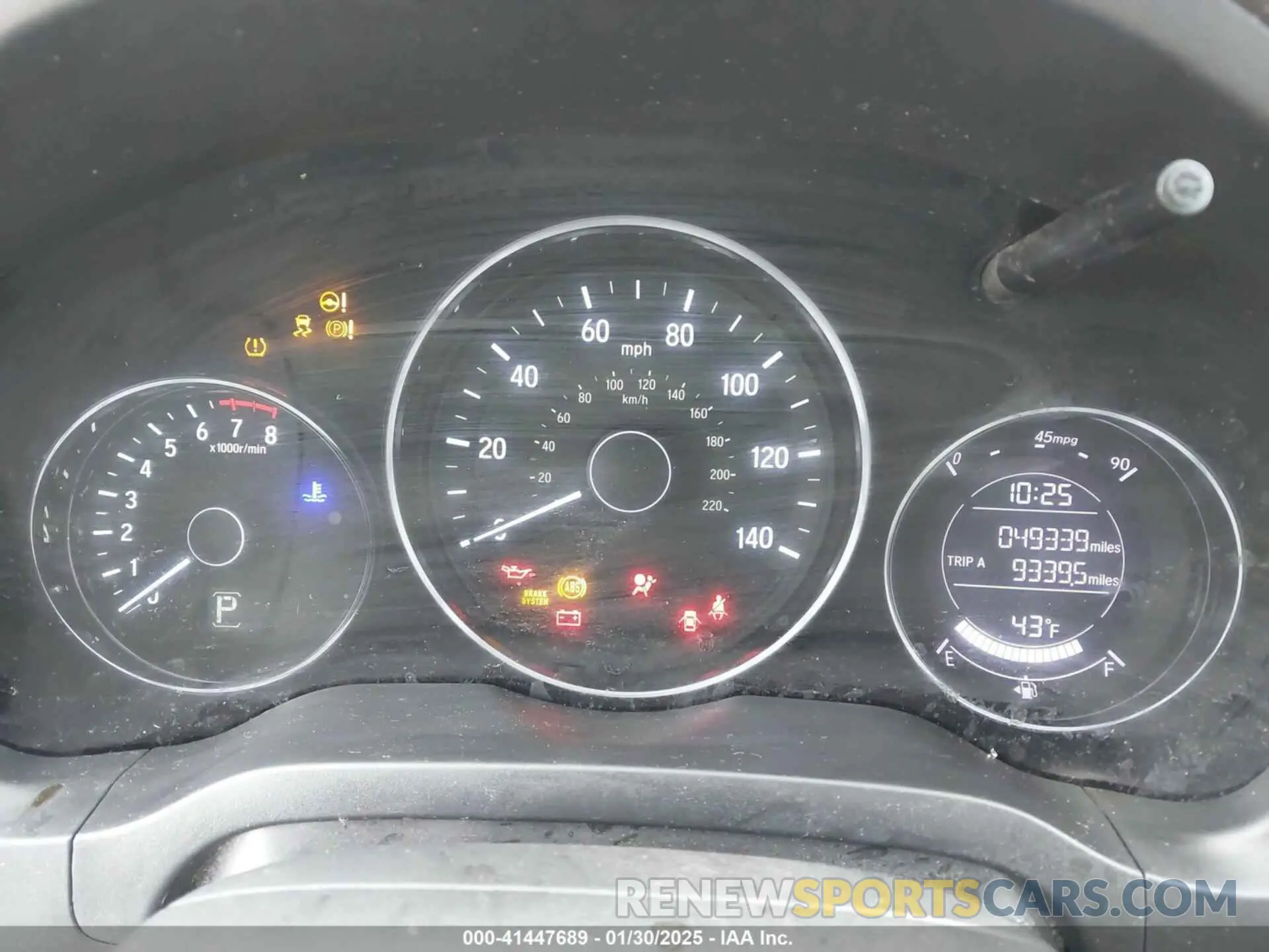 7 Photograph of a damaged car 3CZRU6H19KG718344 HONDA HR-V 2019