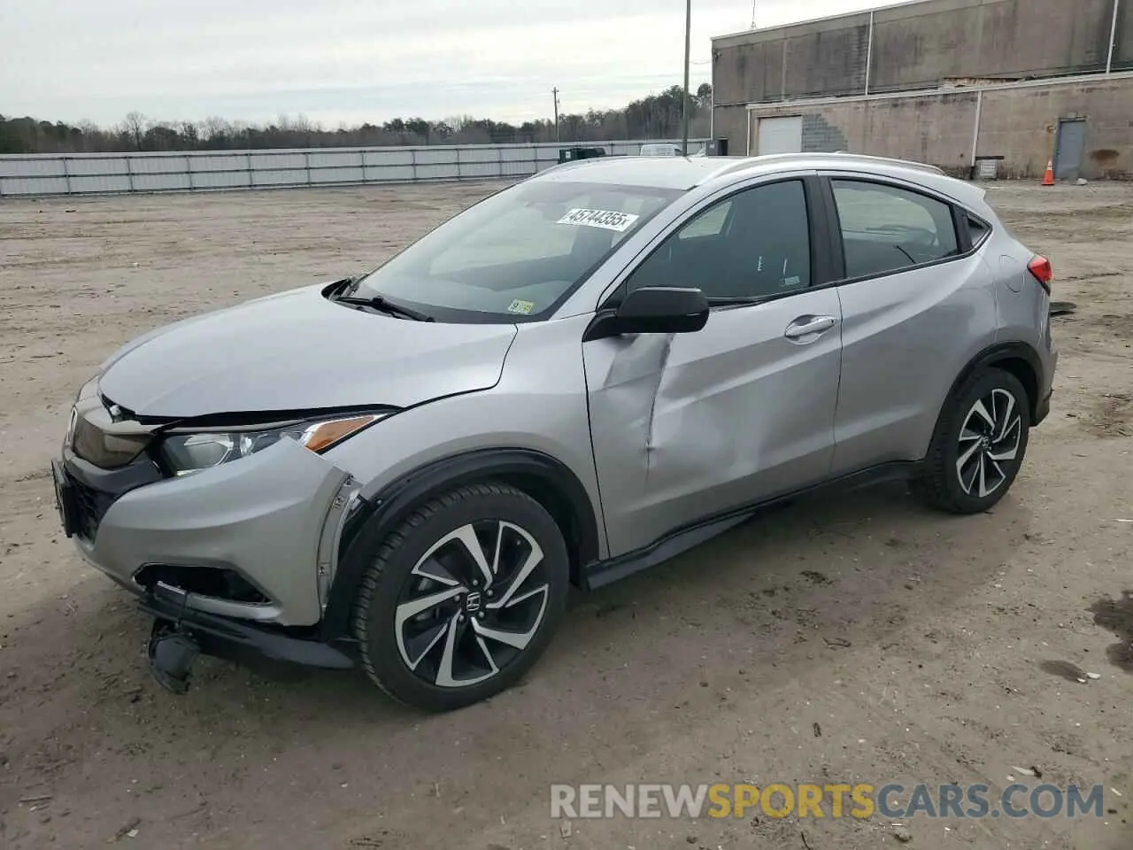 1 Photograph of a damaged car 3CZRU6H1XKG709197 HONDA HR-V 2019