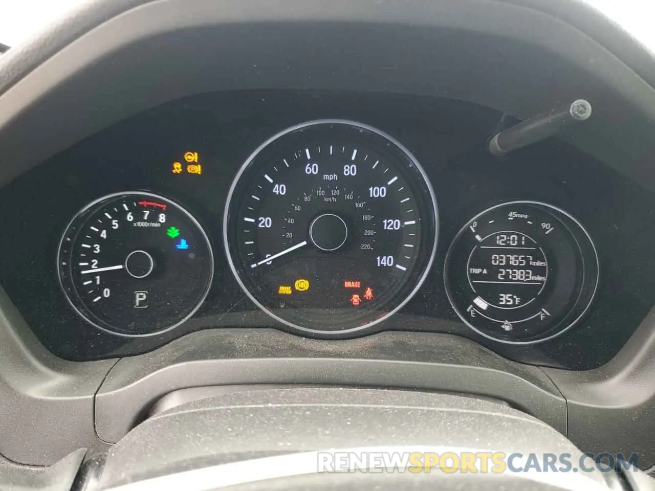 9 Photograph of a damaged car 3CZRU6H1XKG709197 HONDA HR-V 2019