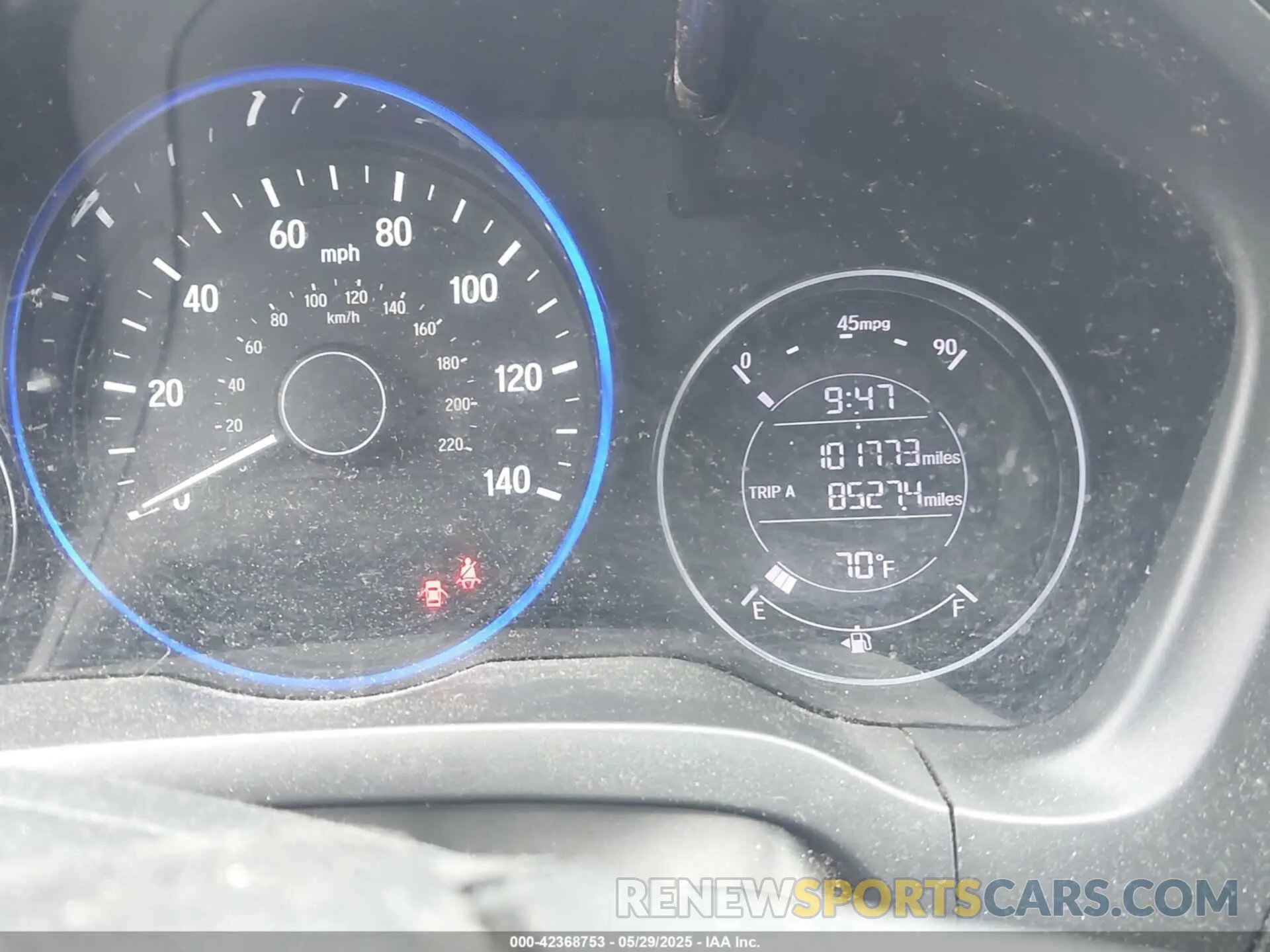 7 Photograph of a damaged car 3CZRU6H1XKM741116 HONDA HR-V 2019