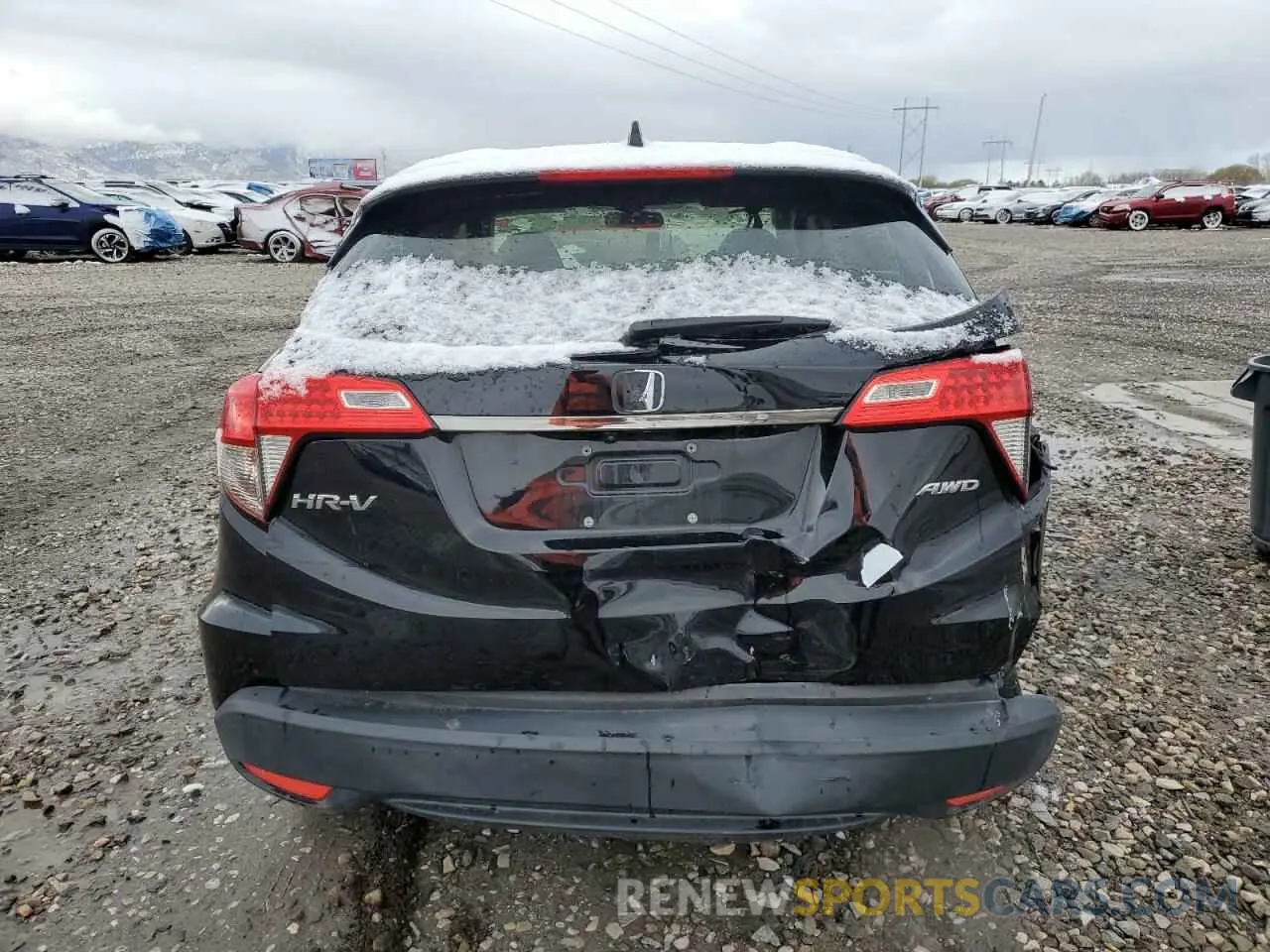 6 Photograph of a damaged car 3CZRU6H30KG706651 HONDA HR-V 2019