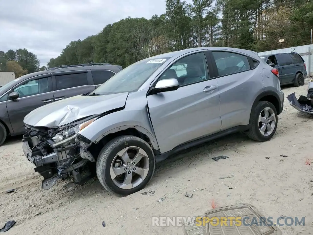 1 Photograph of a damaged car 3CZRU6H31KG716900 HONDA HR-V 2019