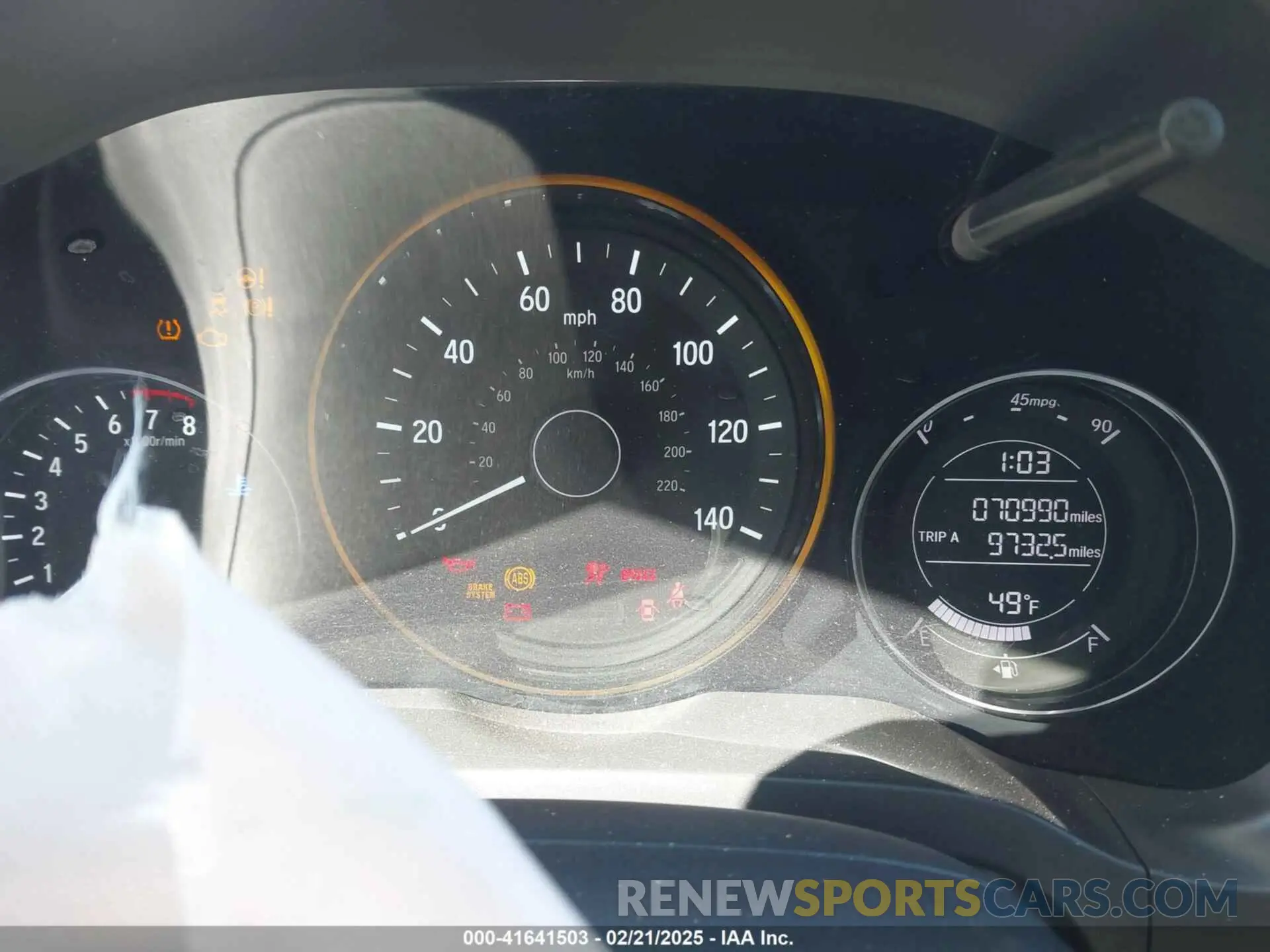 7 Photograph of a damaged car 3CZRU6H32KG732412 HONDA HR-V 2019