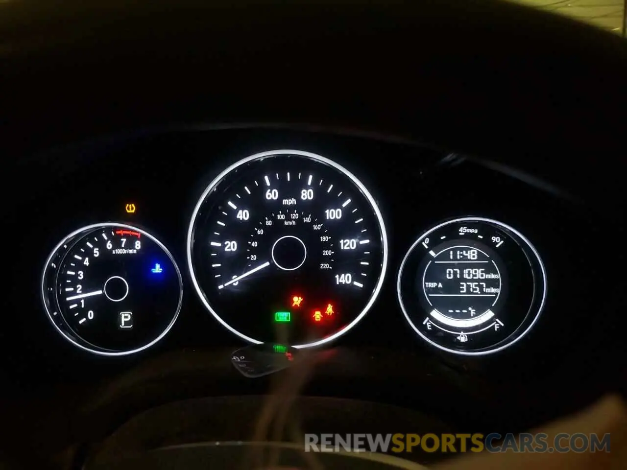 9 Photograph of a damaged car 3CZRU6H32KG732880 HONDA HR-V 2019