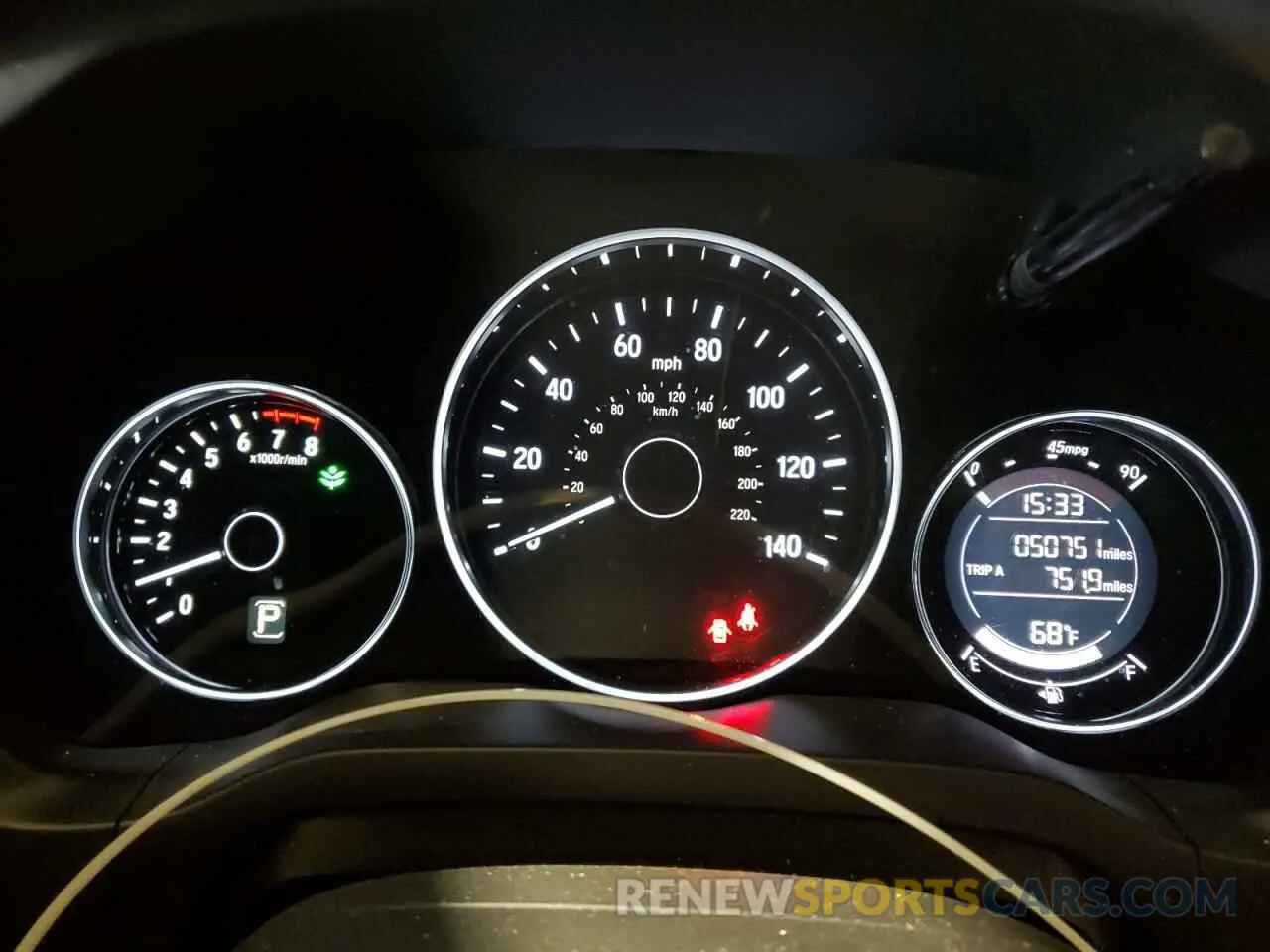 9 Photograph of a damaged car 3CZRU6H33KG720351 HONDA HR-V 2019