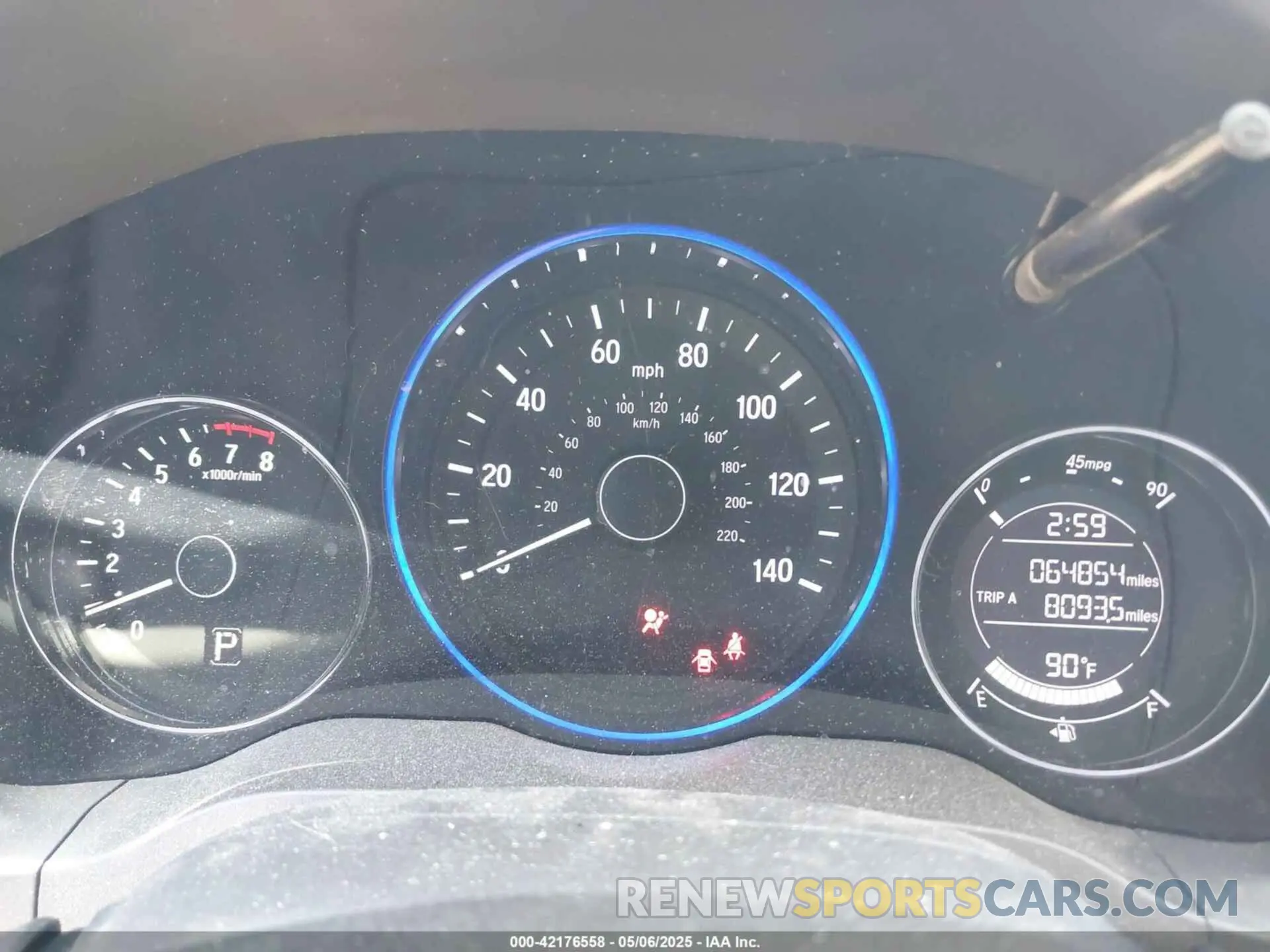 7 Photograph of a damaged car 3CZRU6H34KG705387 HONDA HR-V 2019