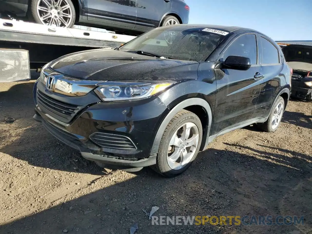 1 Photograph of a damaged car 3CZRU6H34KG726093 HONDA HR-V 2019