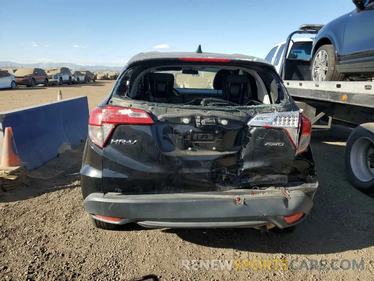 6 Photograph of a damaged car 3CZRU6H34KG726093 HONDA HR-V 2019